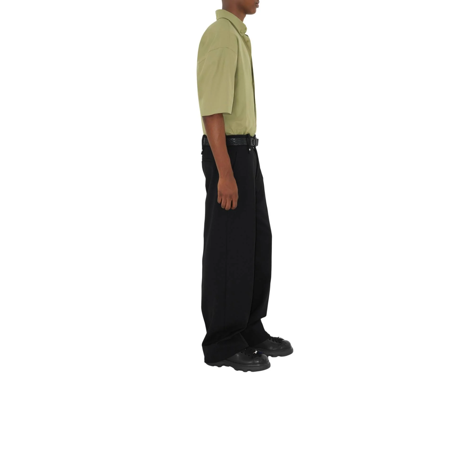 Cotton Oxford Shirt - Hunter - Image 3
