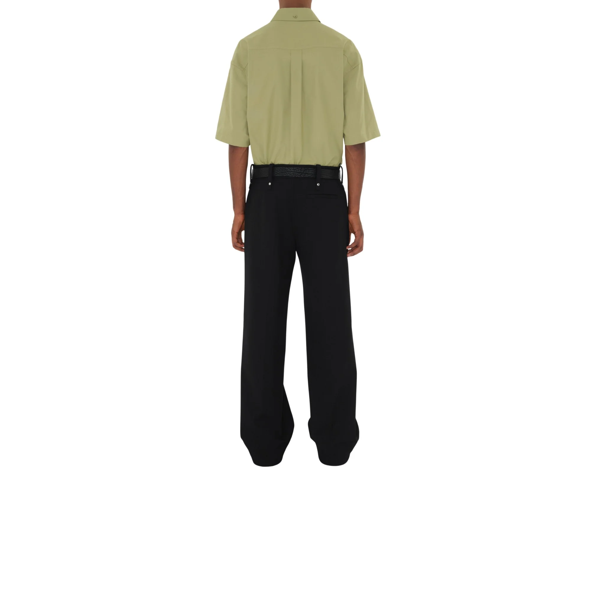 Cotton Oxford Shirt - Hunter - Image 4