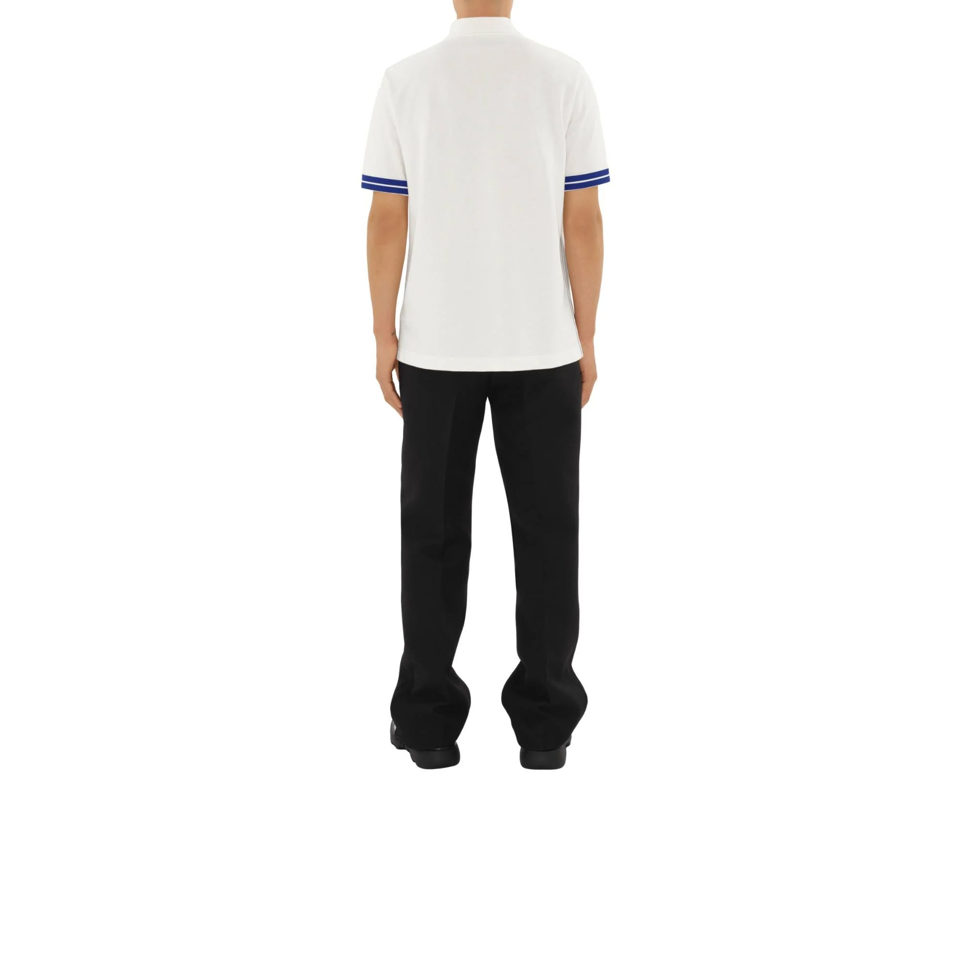 Cotton Polo Shirt - Chalk - Image 4