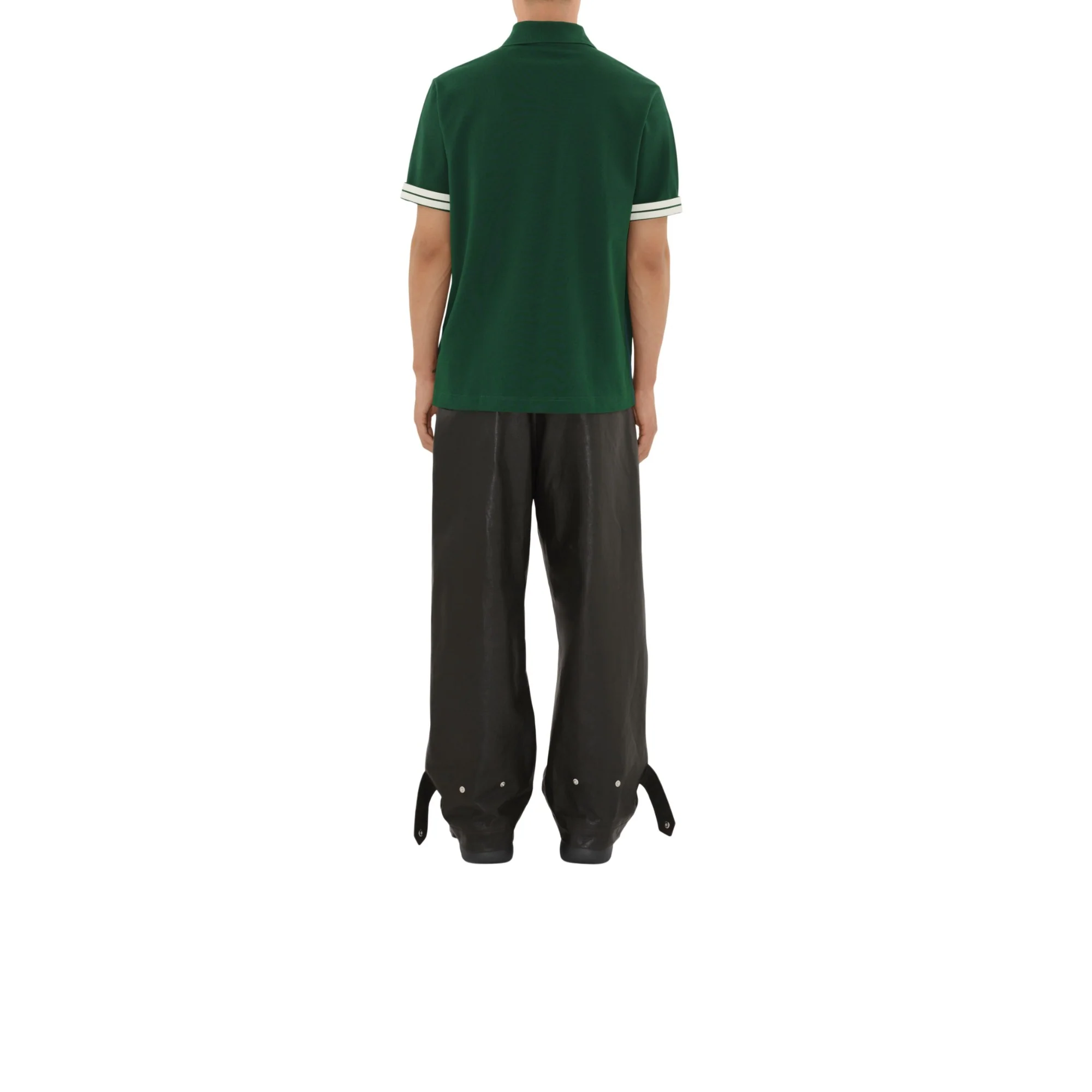 Cotton Polo Shirt - Ivy - Image 4
