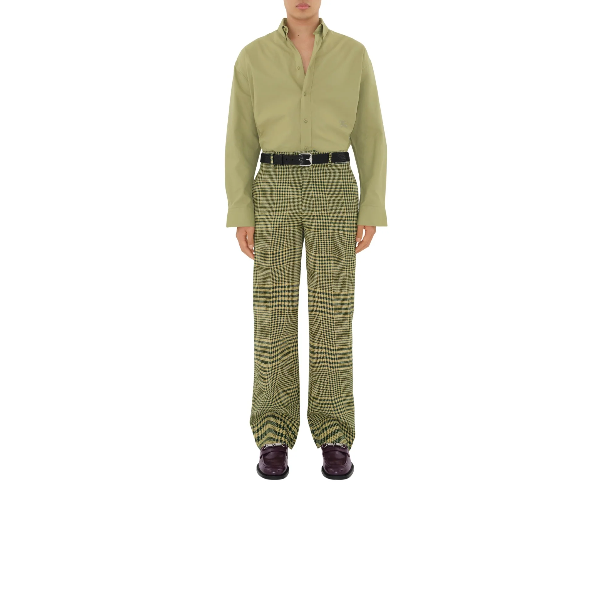 Cotton Oxford Shirt - Hunter - Image 3