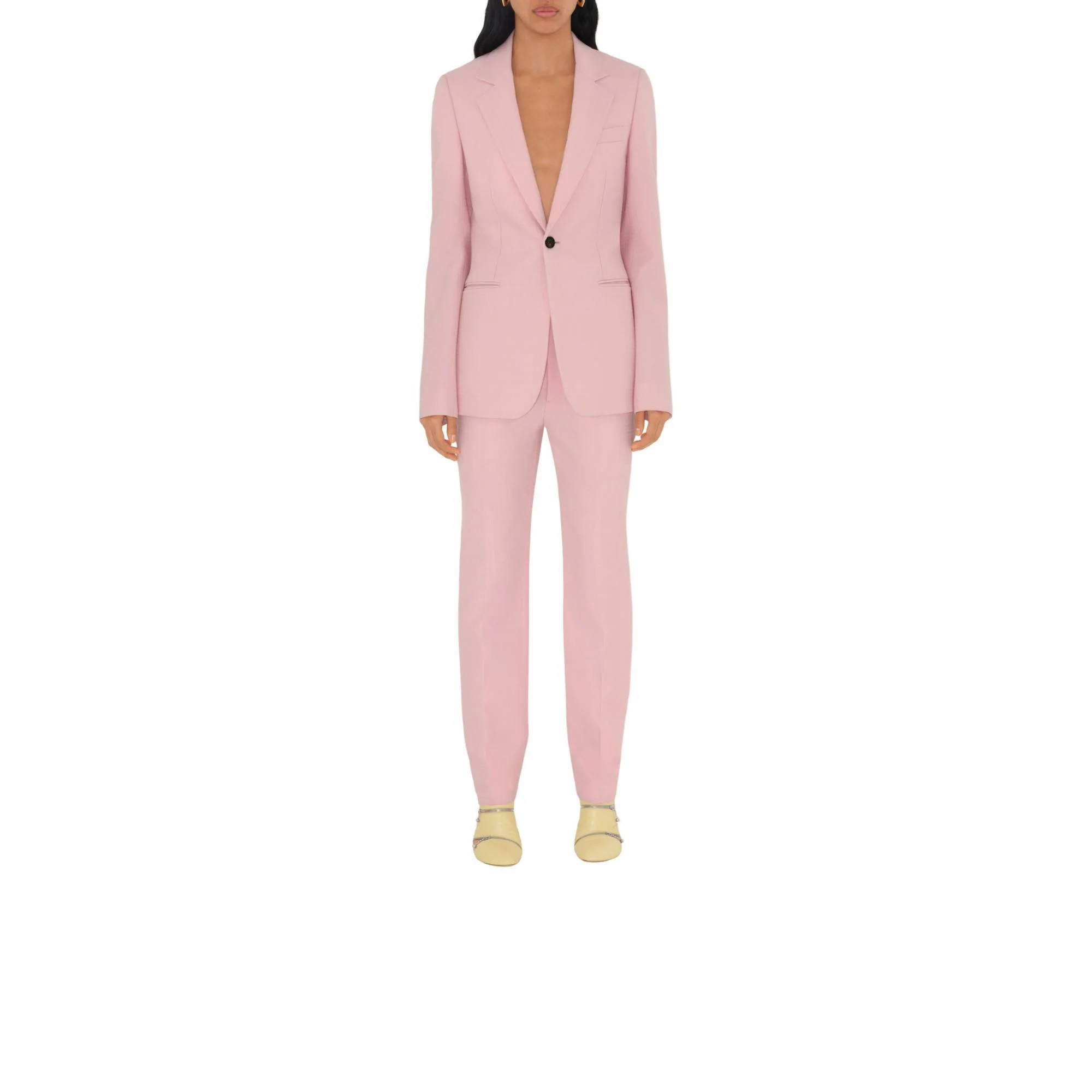 Wool Tailored Jacket - Cameo - Image 2