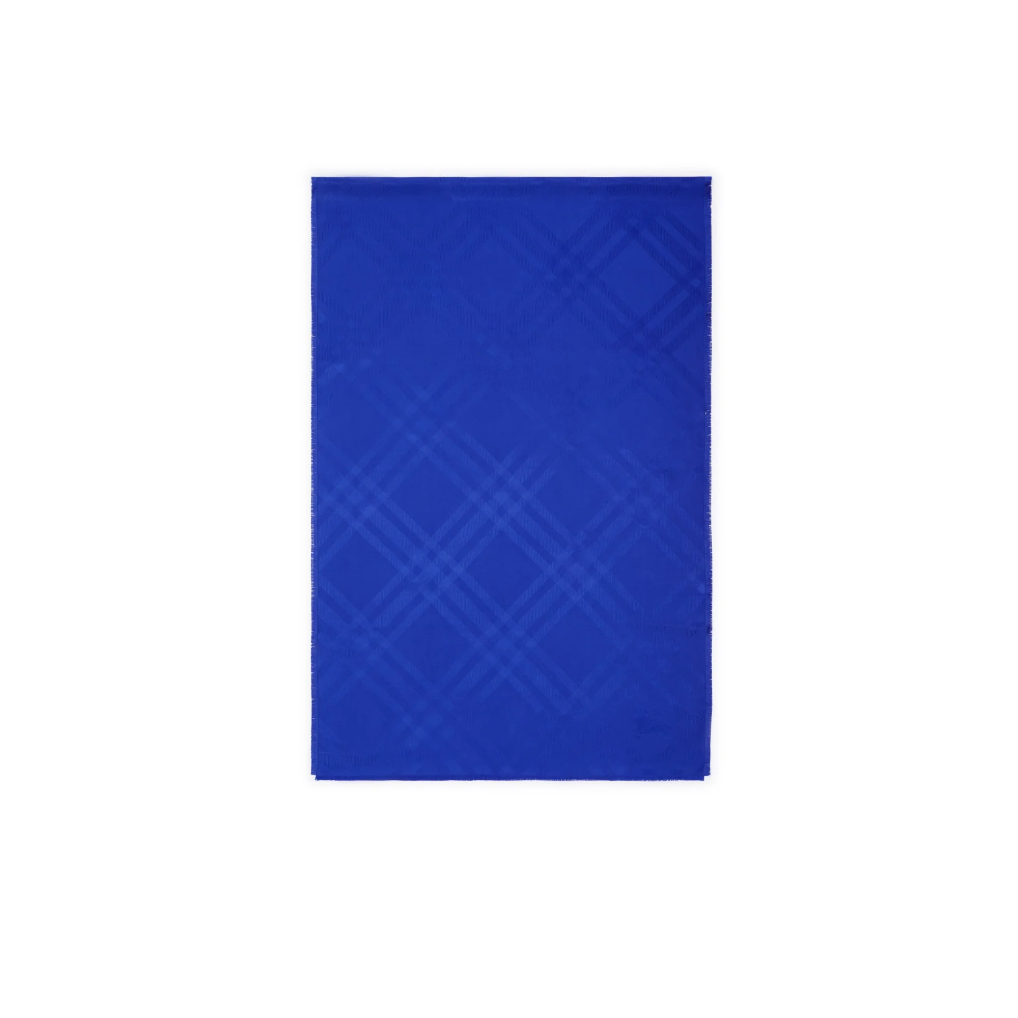 Check Silk Scarf - Knight