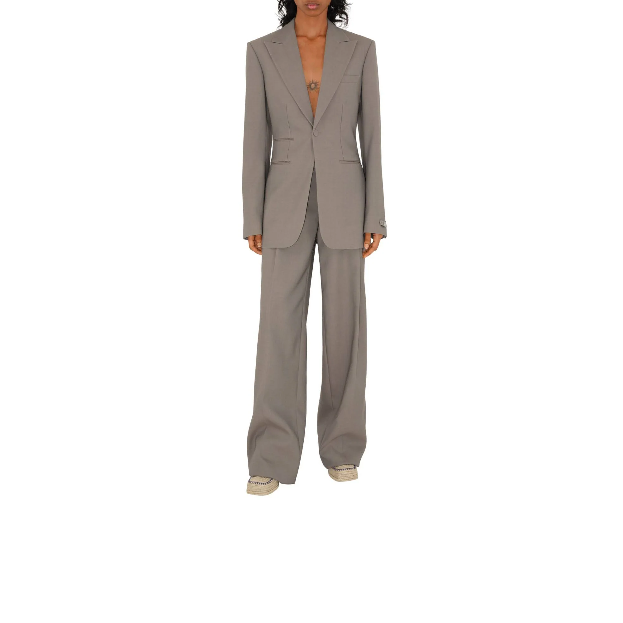 Wool Tailored Jacket - Wax - Image 2