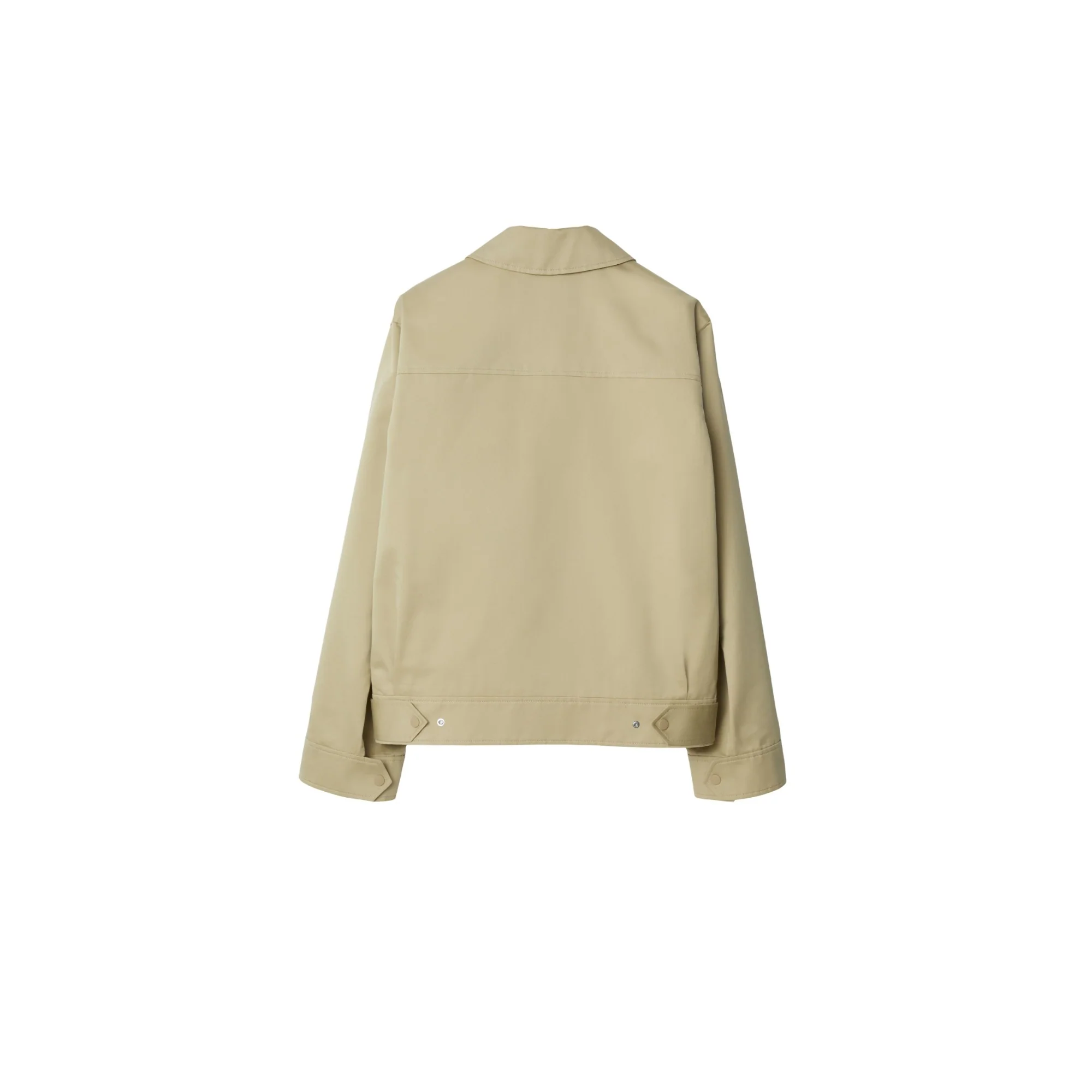 Cotton Silk Harrington Jacket - Hunter - Image 5
