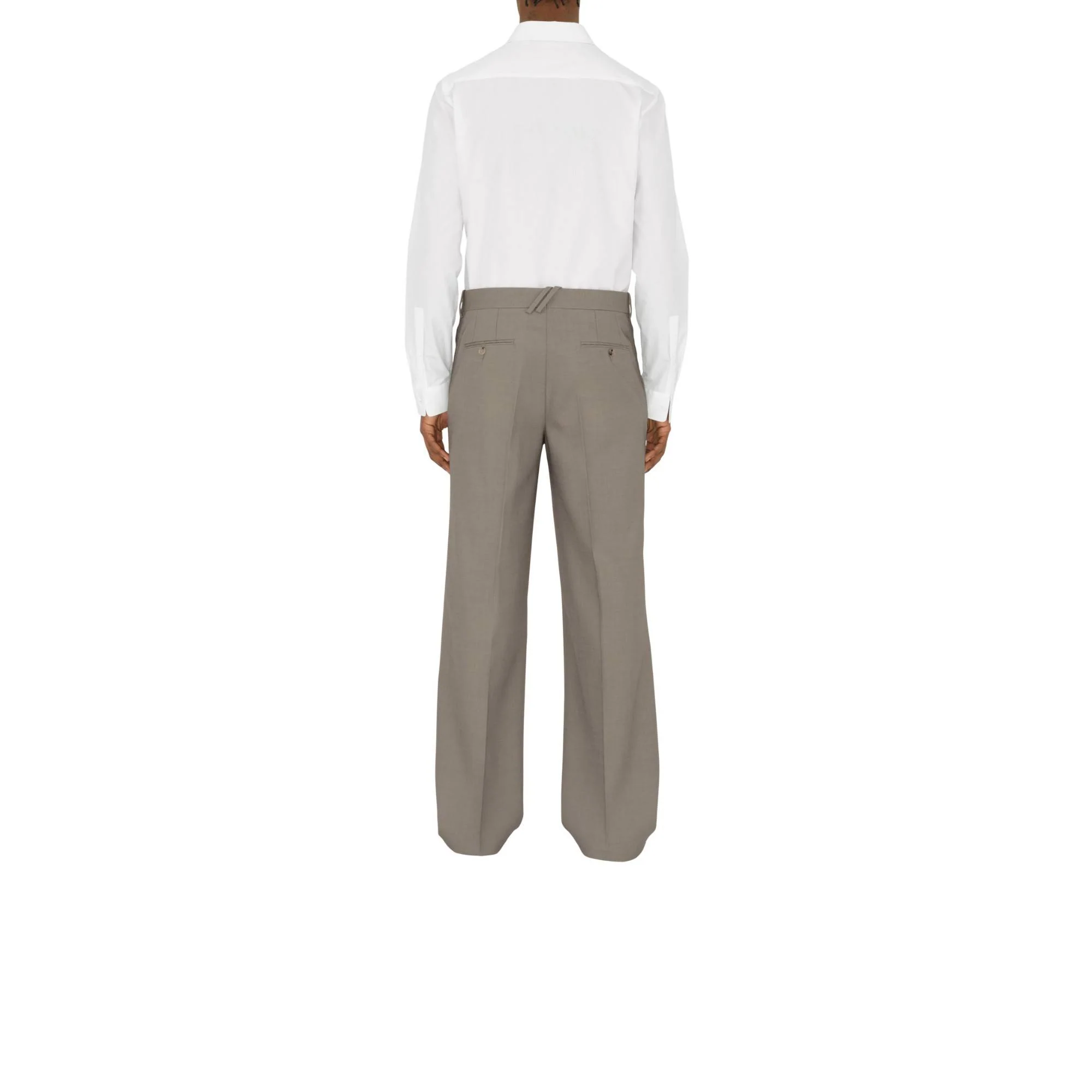 Wool Tailored Trousers - Cliff - Image 4