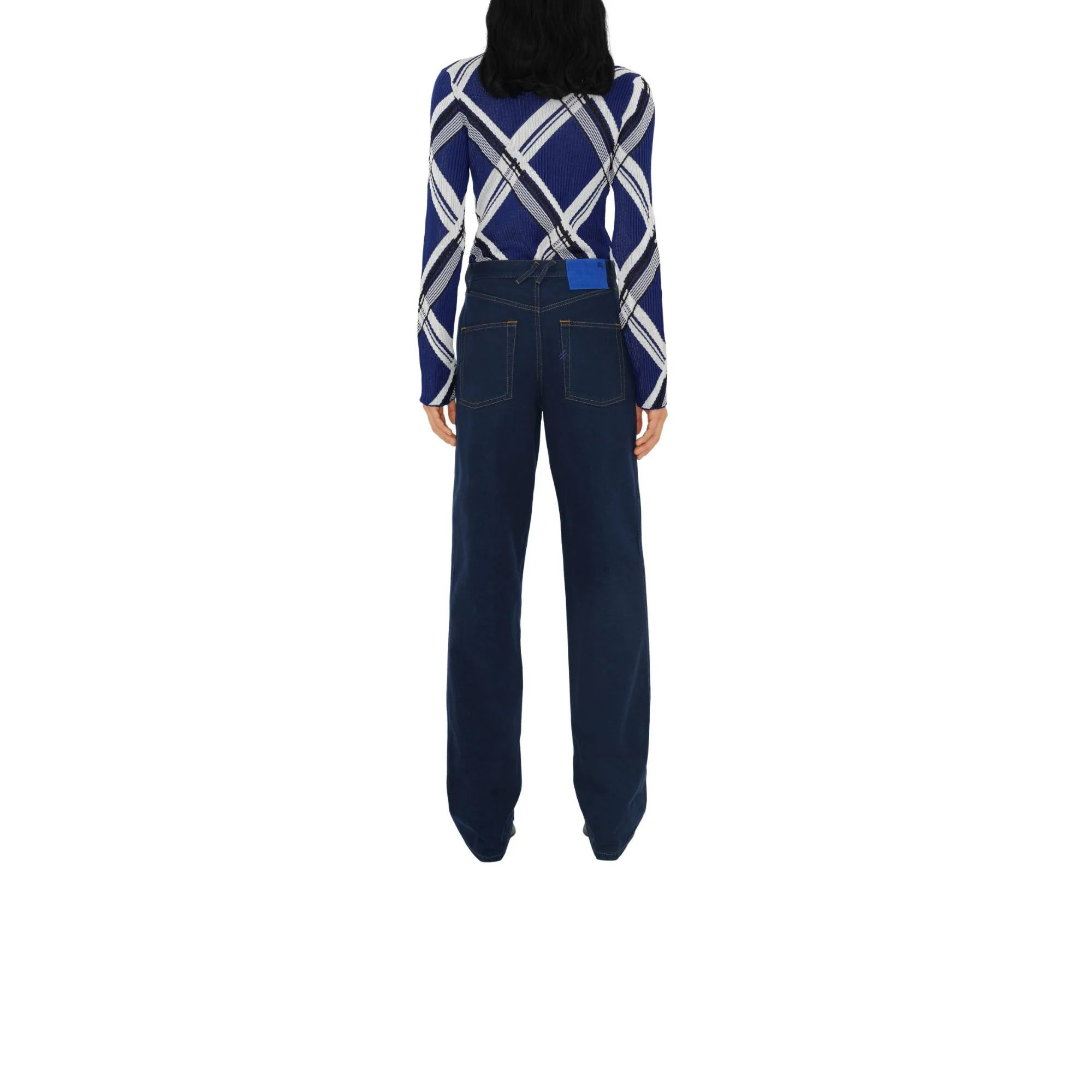 Check Silk Sweater - Knight IP Check - Image 4