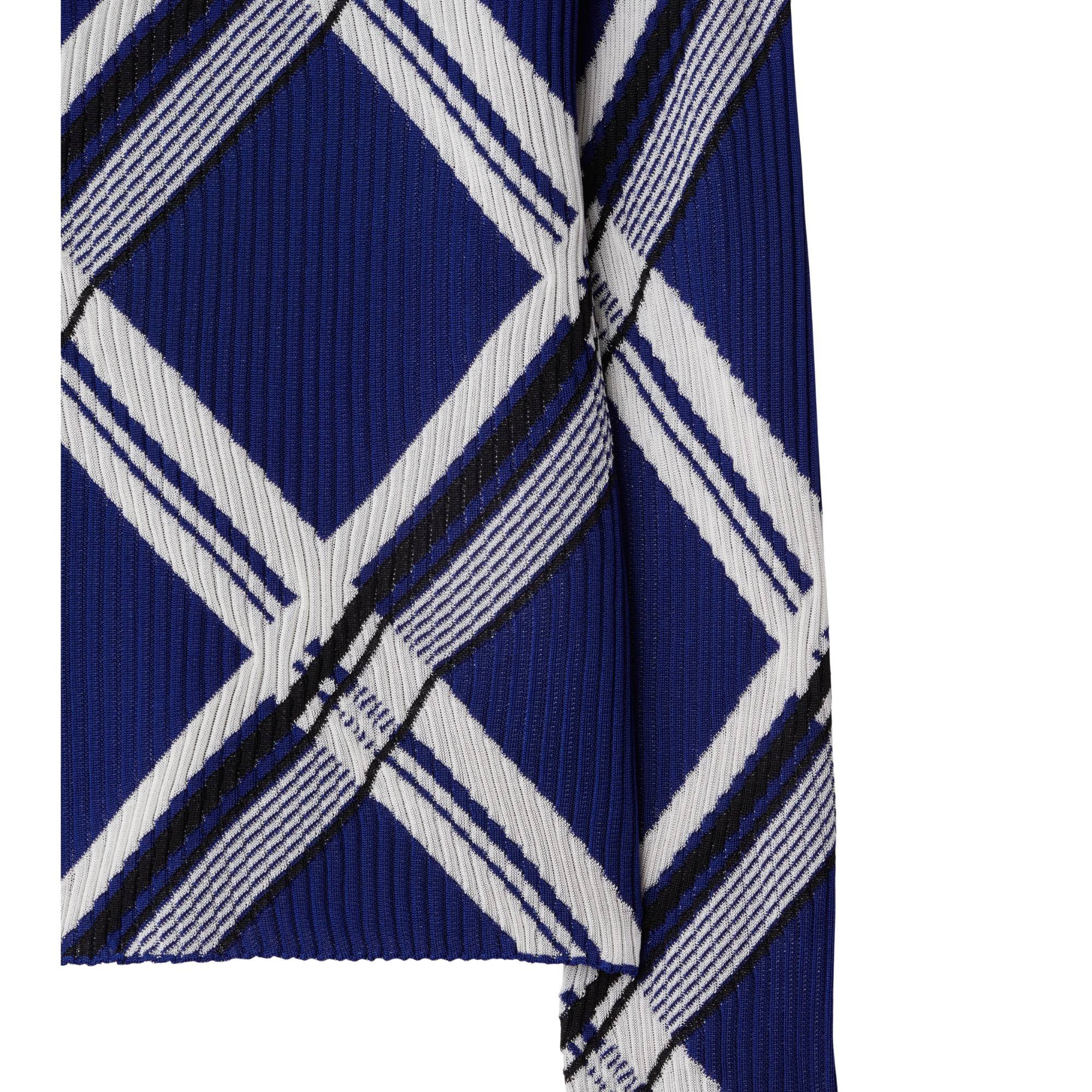 Check Silk Sweater - Knight IP Check - Image 6