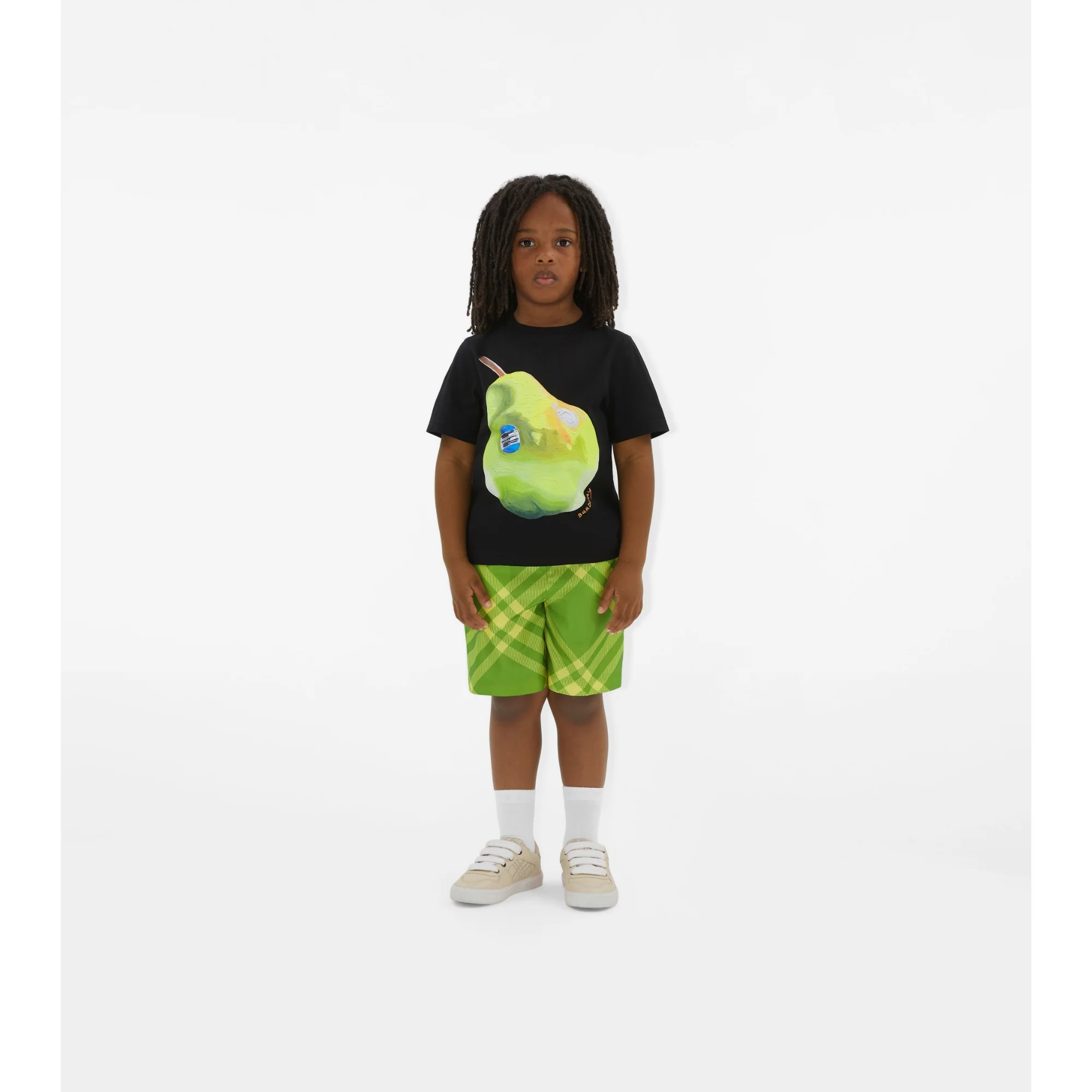 Check Swim Shorts - Bright Sorrel IP Check - Image 2