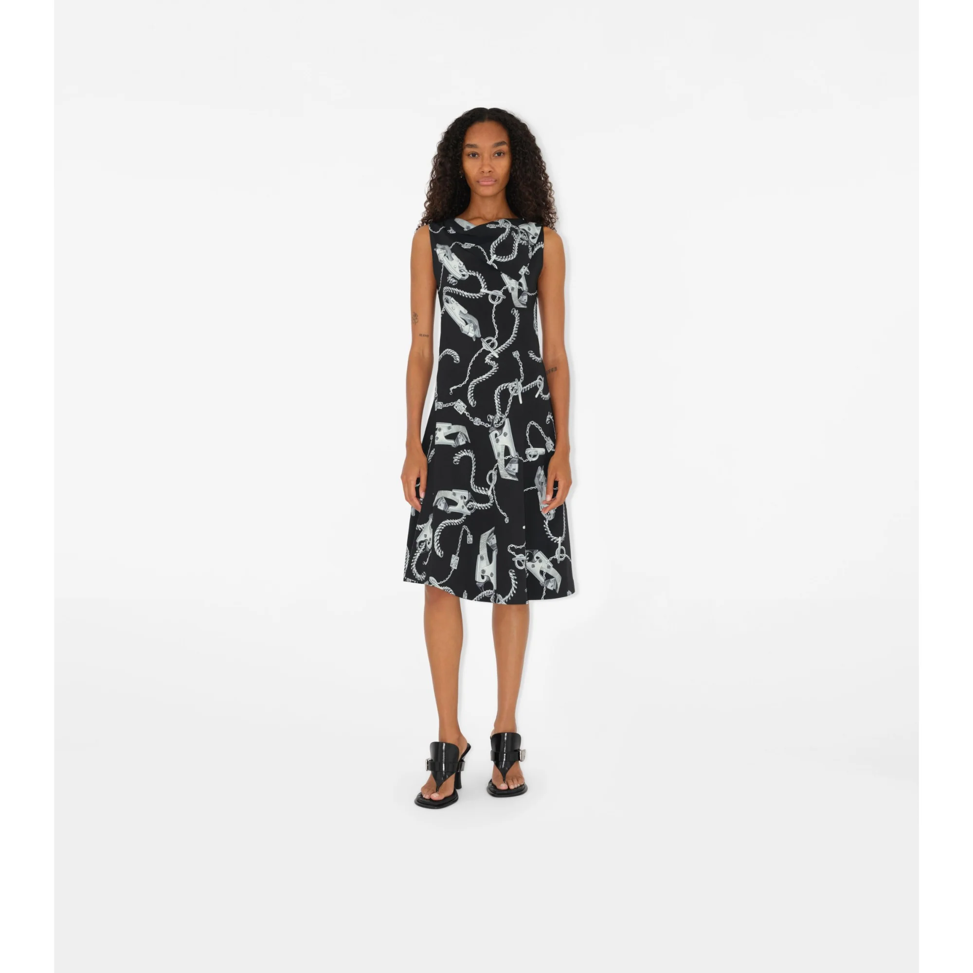 Knight Hardware Dress - Silver/Black - Image 2