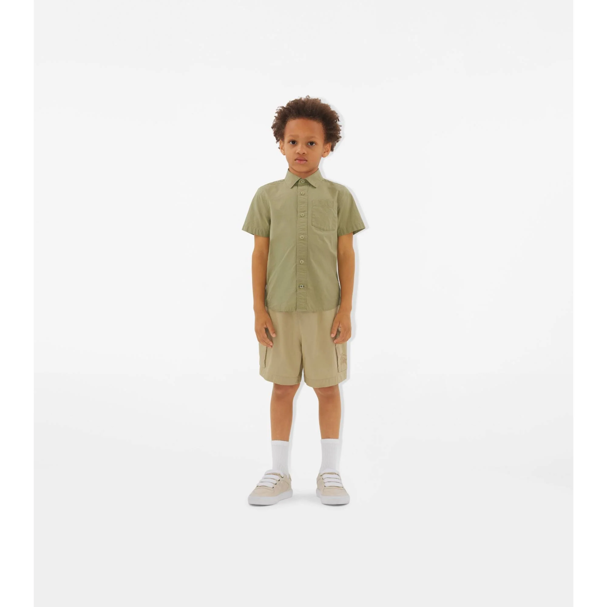 Cotton Blend Shirt - Hunter - Image 2