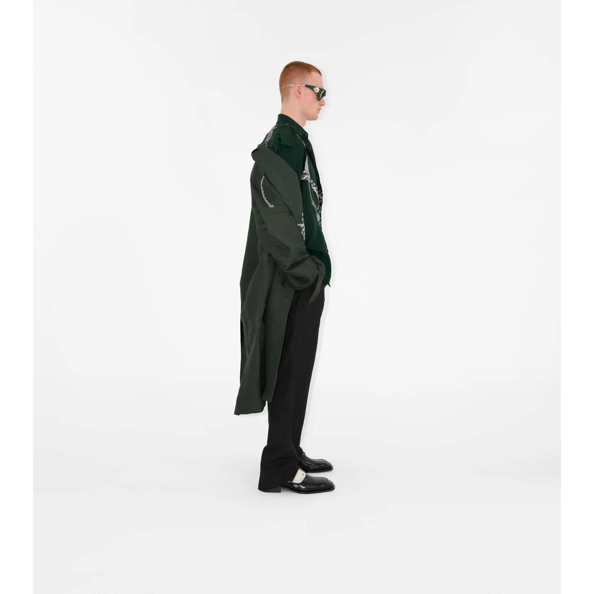 Wool Linen Blend Trousers - Heap - Image 3