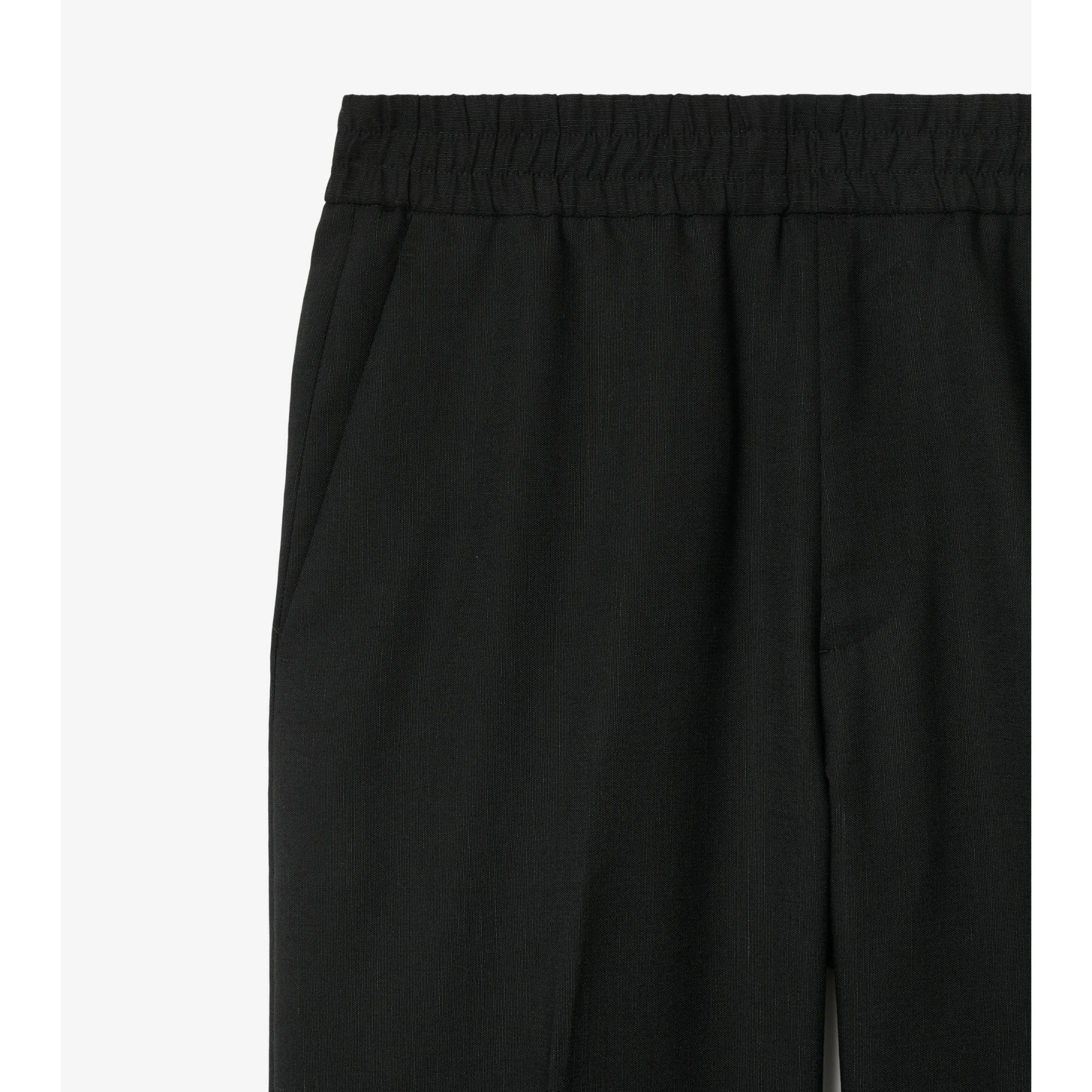 Wool Linen Blend Trousers - Heap - Image 7