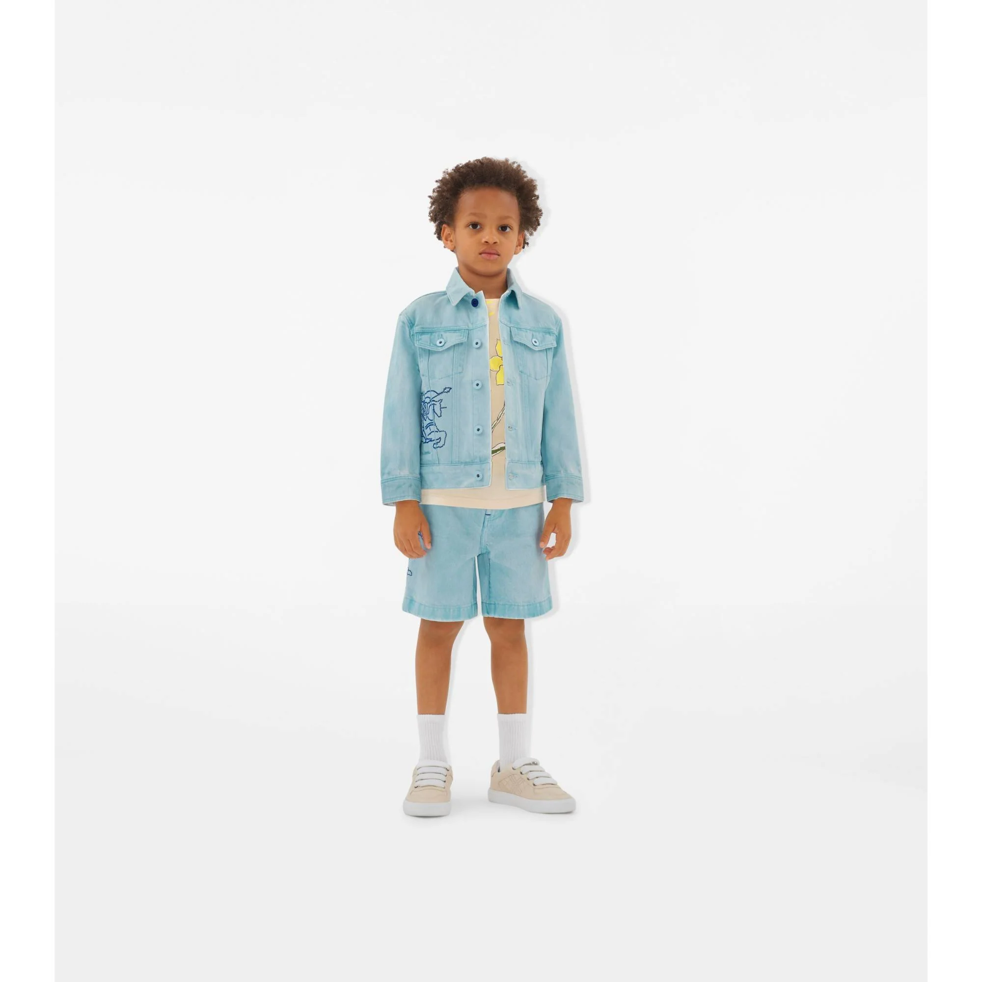 Denim Shorts - Cloud Blue - Image 2