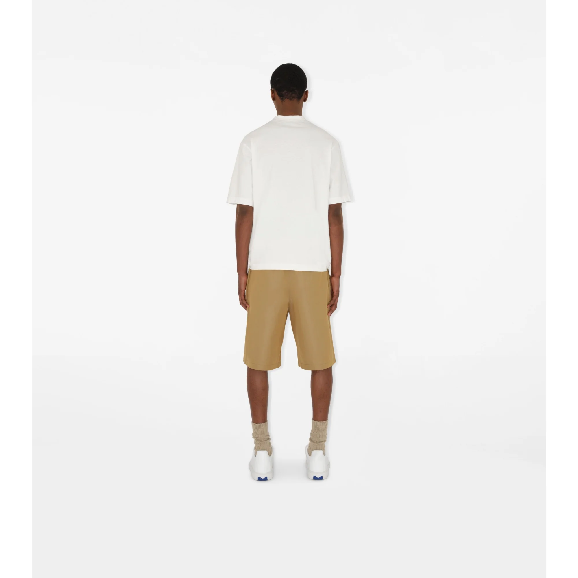 Cotton Chino Shorts - Spelt - Image 3