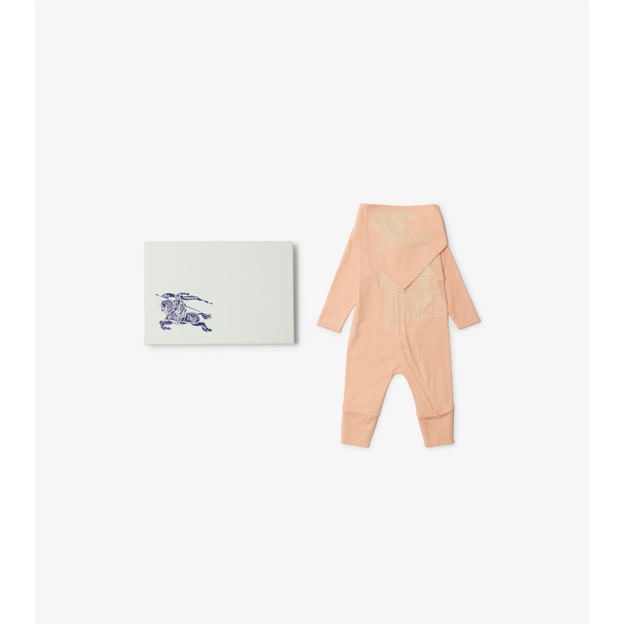 EKD Cotton Two-piece Baby Gift Set - Apricot