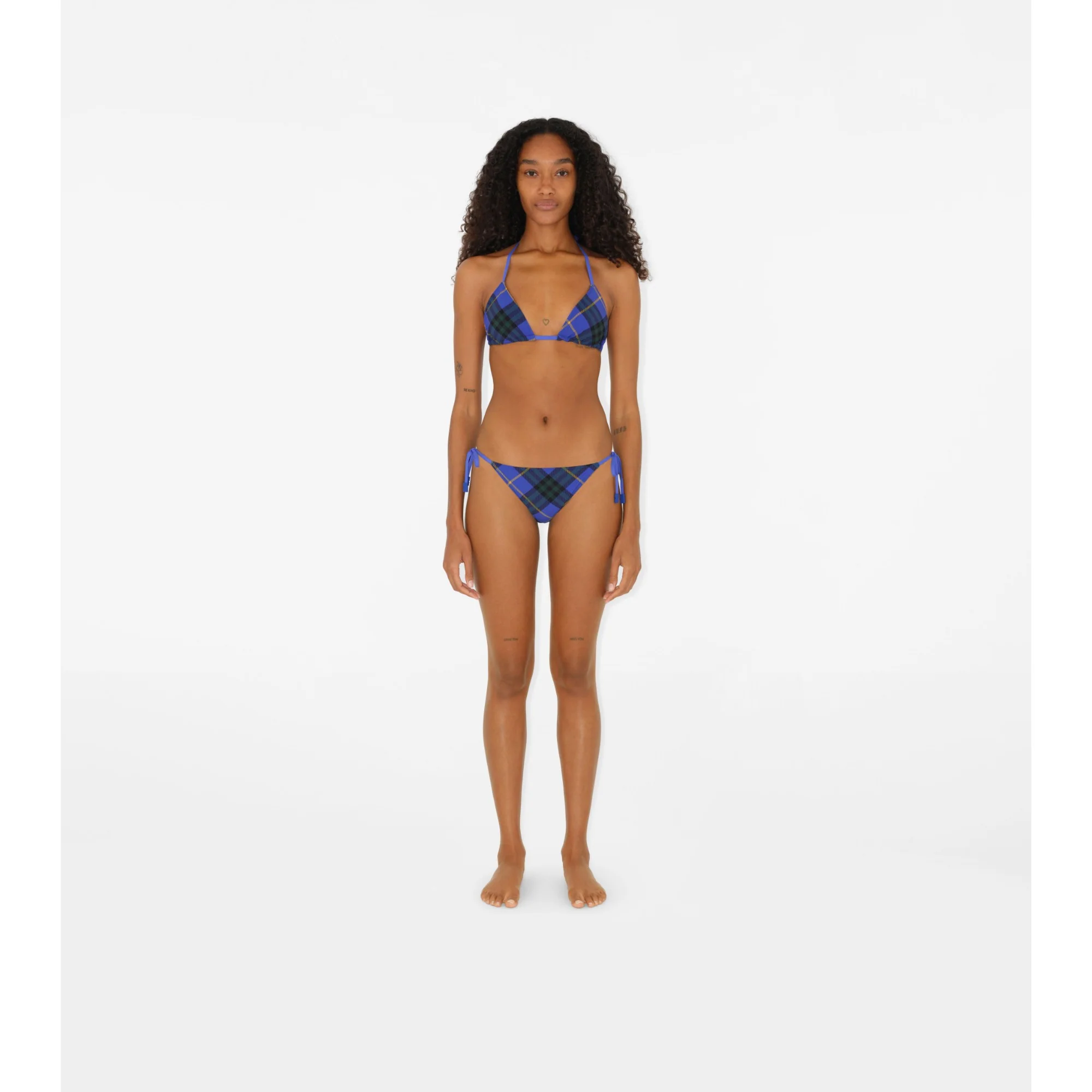 Check Bikini Briefs - Bright Navy IP Check - Image 2