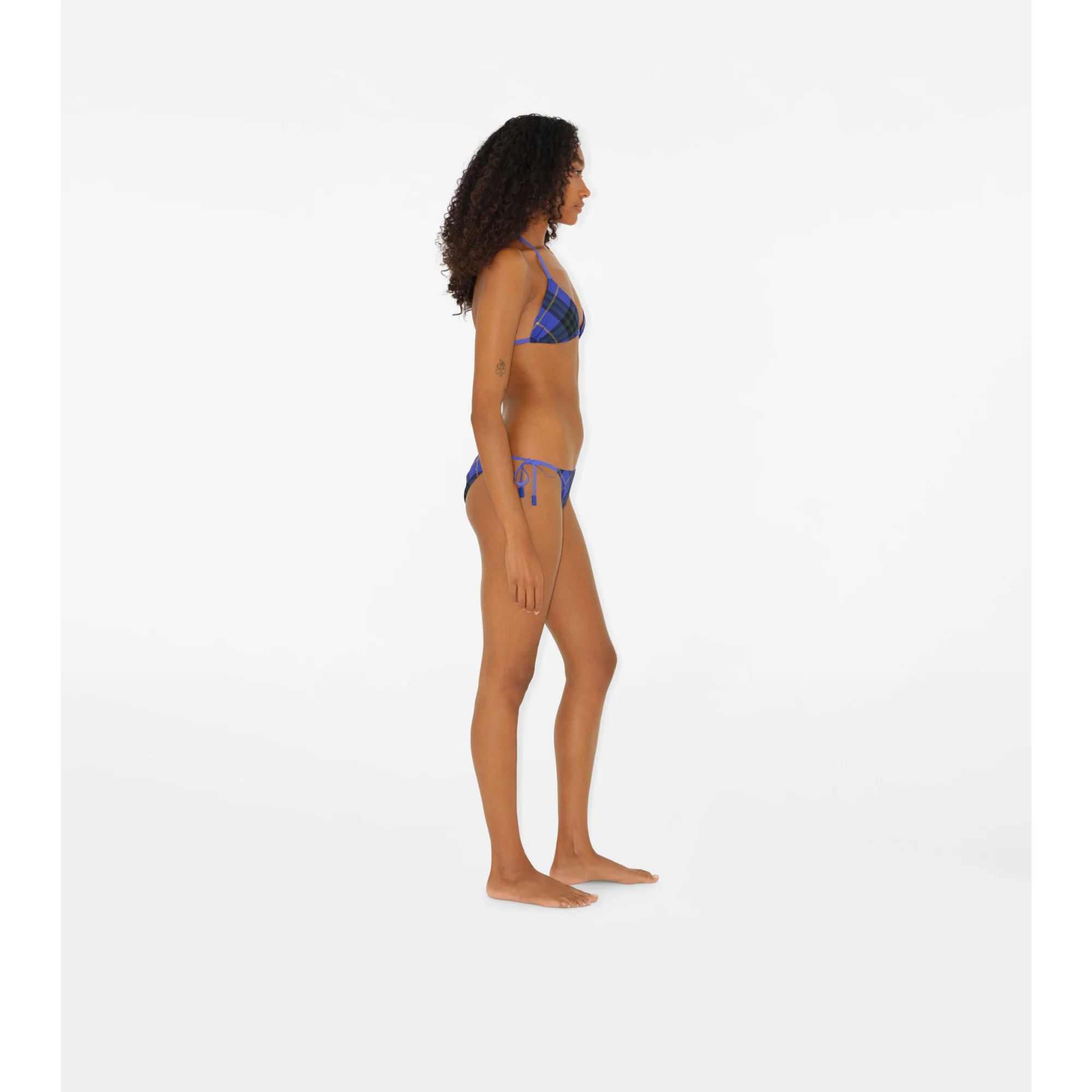 Check Bikini Briefs - Bright Navy IP Check - Image 3