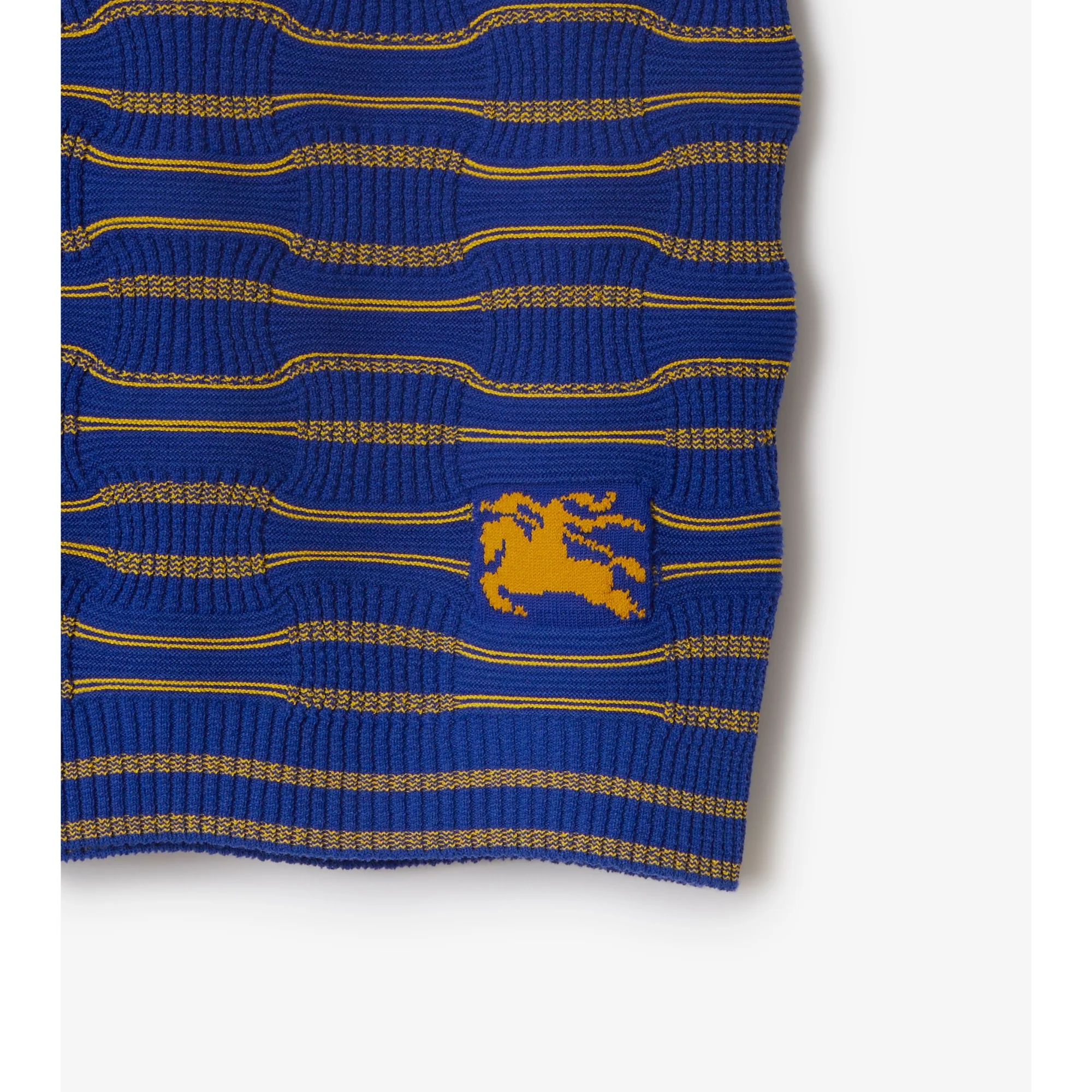 Striped Cotton Blend Top - Knight/Sunflower - Image 6