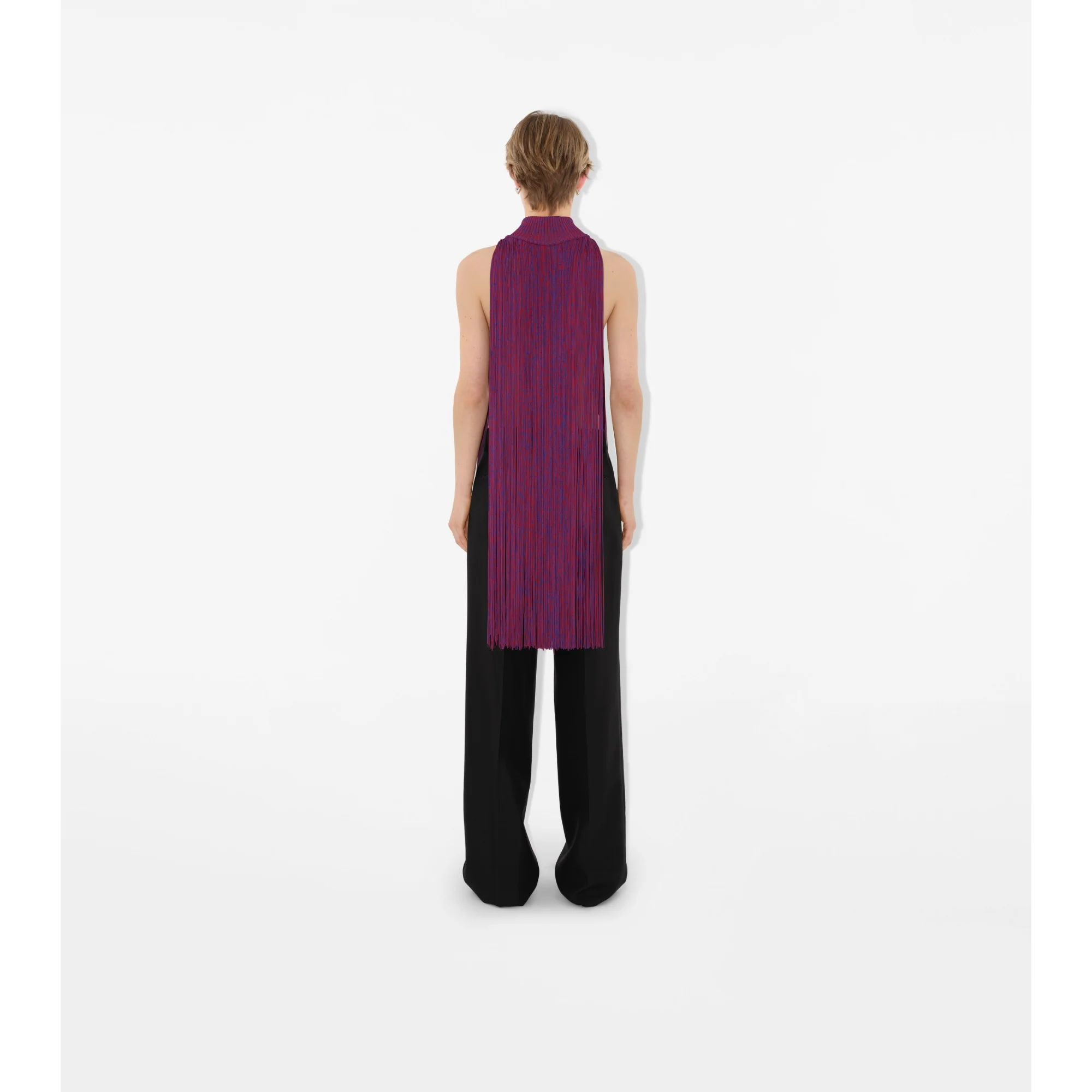 Mouliné Fringed Cape - Knight/Pillar - Image 3