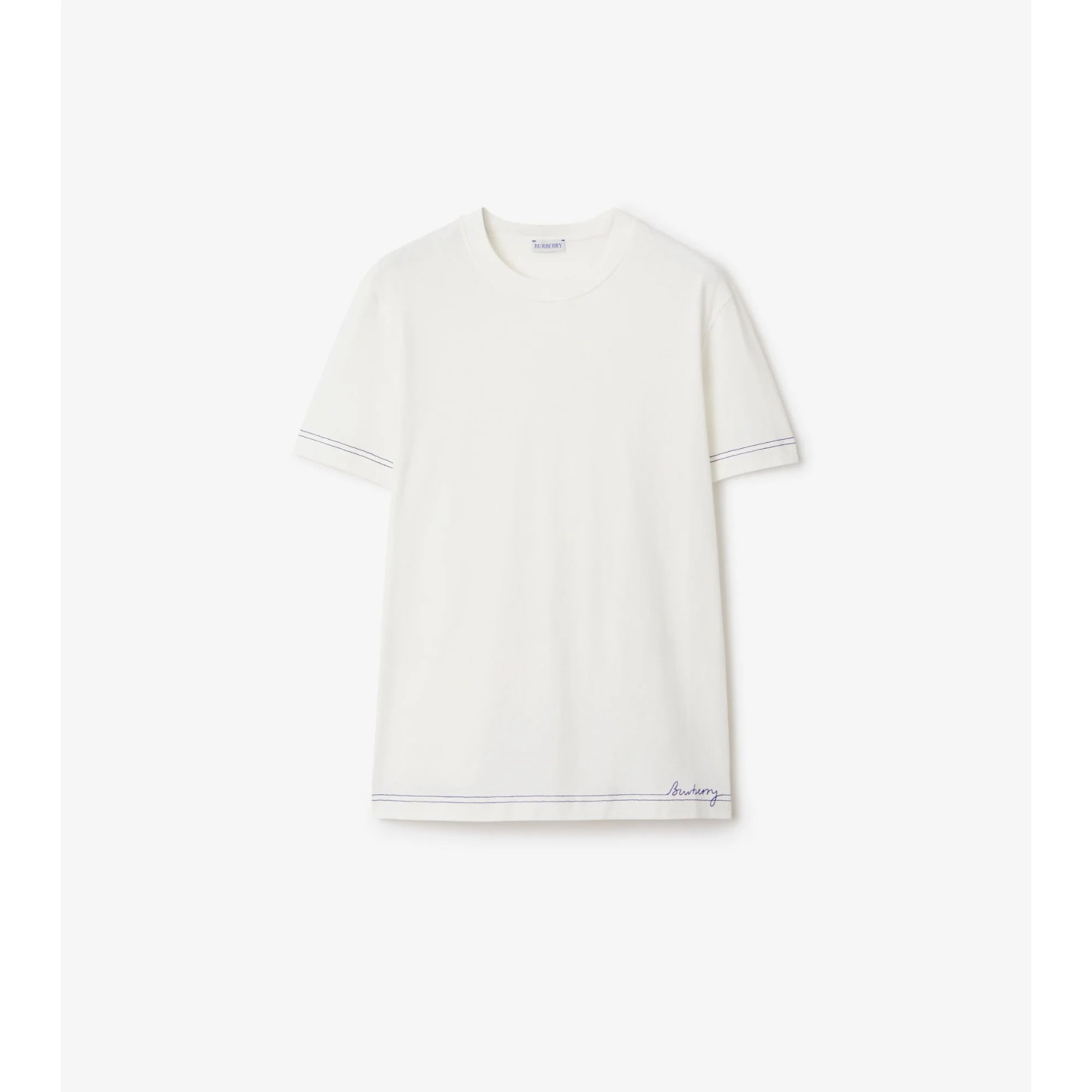 Cotton T-shirt - Salt