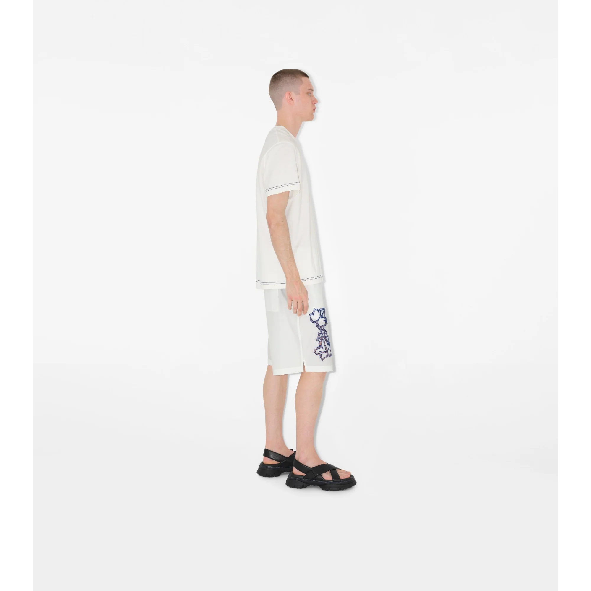 Cotton T-shirt - Salt - Image 3
