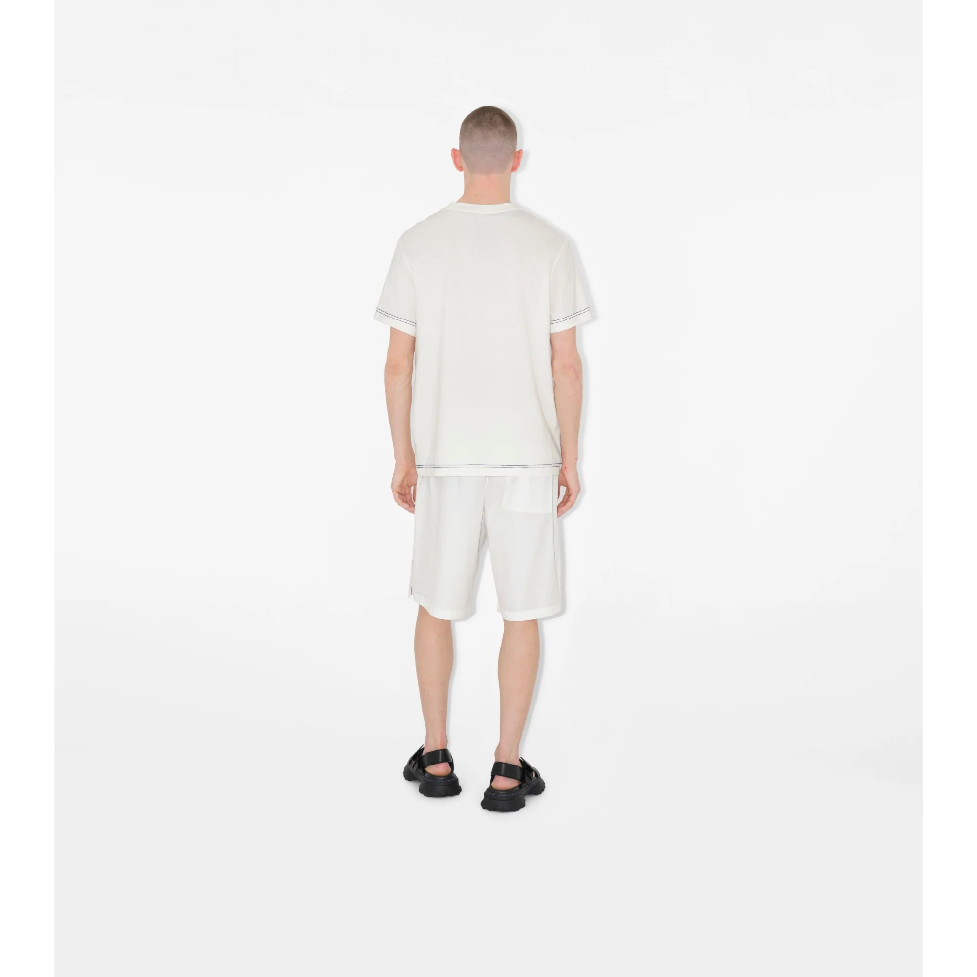 Cotton T-shirt - Salt - Image 4