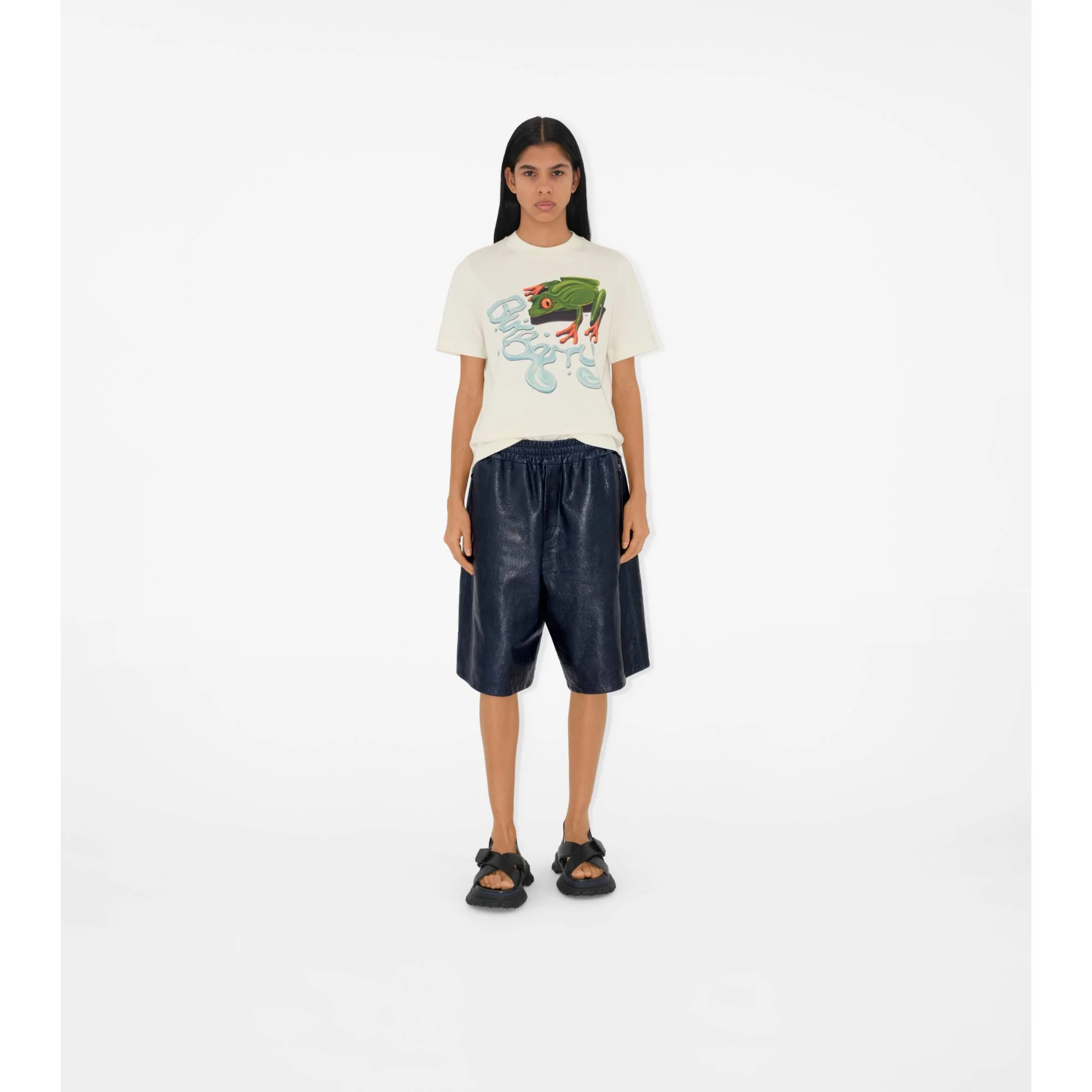 Frog Cotton T-shirt - Salt - Image 2