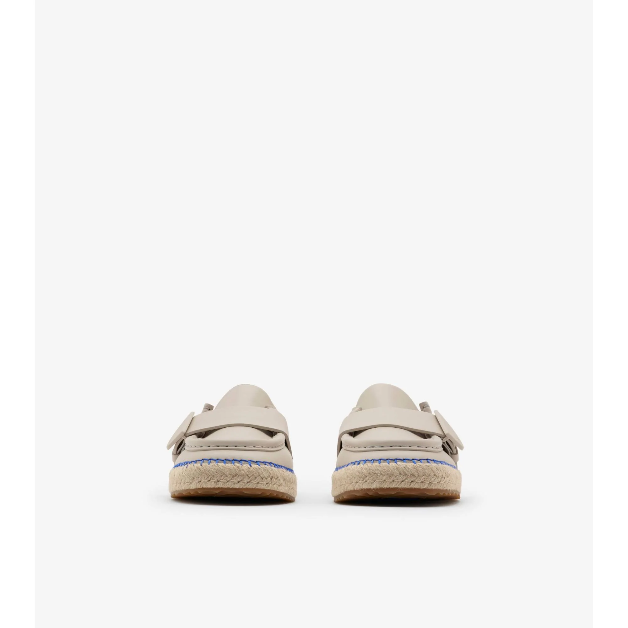 Leather Deck Espadrilles - Soap - Image 3