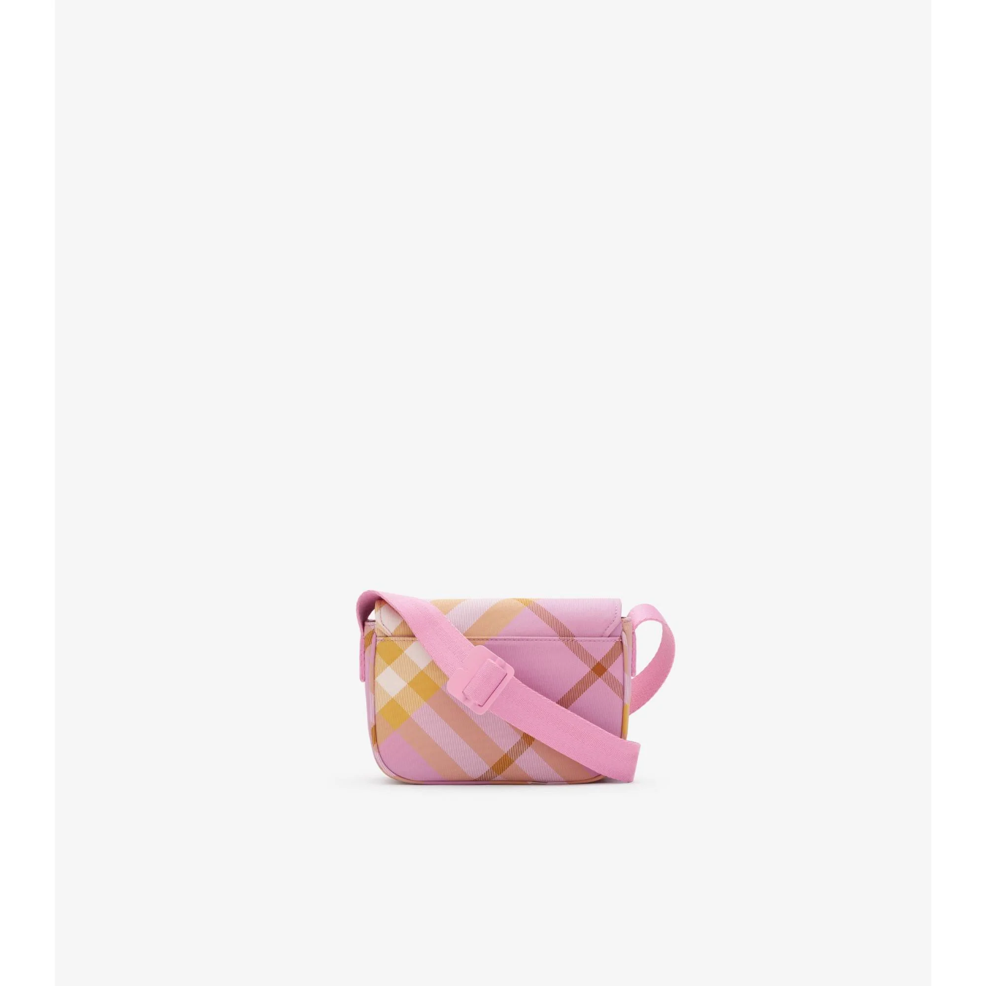 Check Messenger Bag - Carnation Pink - Image 4