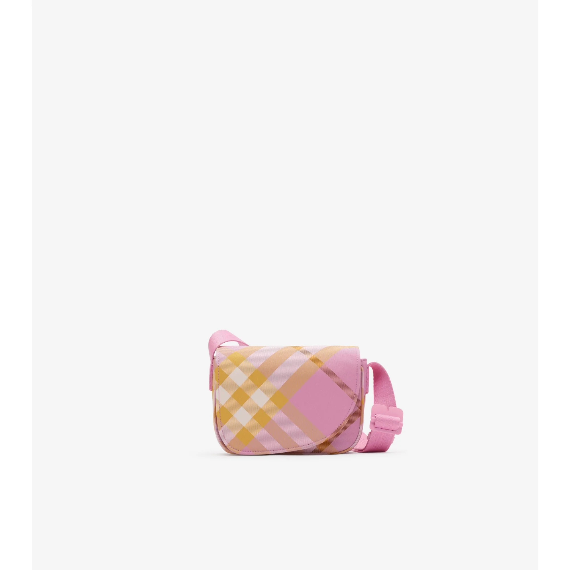 Check Messenger Bag - Carnation Pink