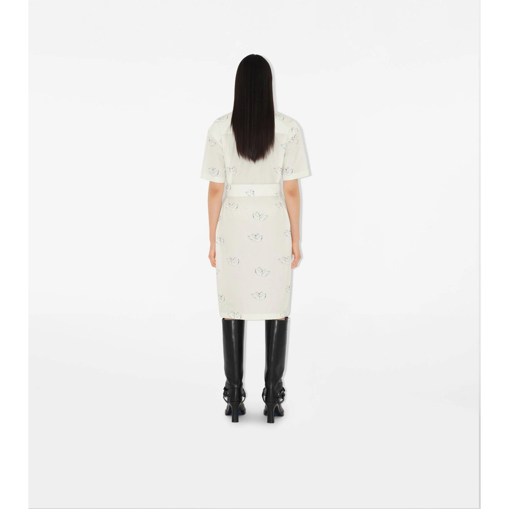 Swan Cotton Dress - Soap IP Pattern - Image 4