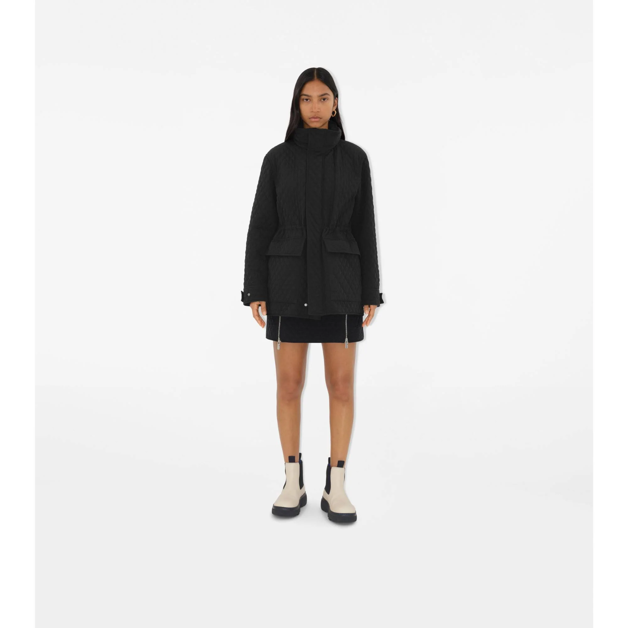 Leather Creeper Low Chelsea Boots - Plaster - Image 2