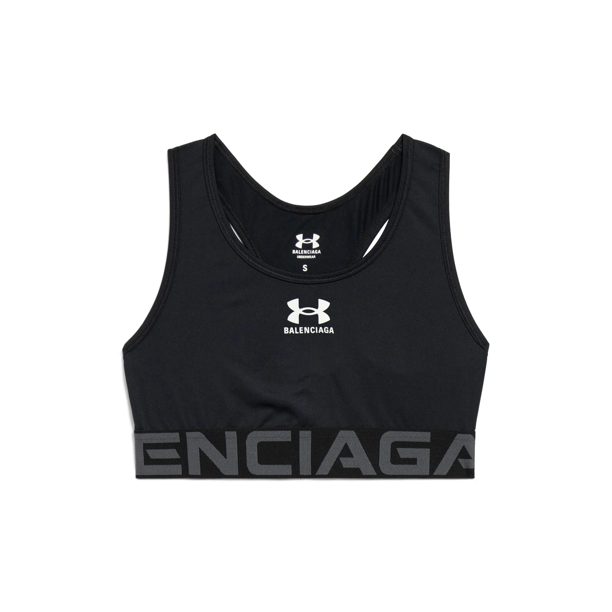 Under Armour Activewear Bra - Black/Grey