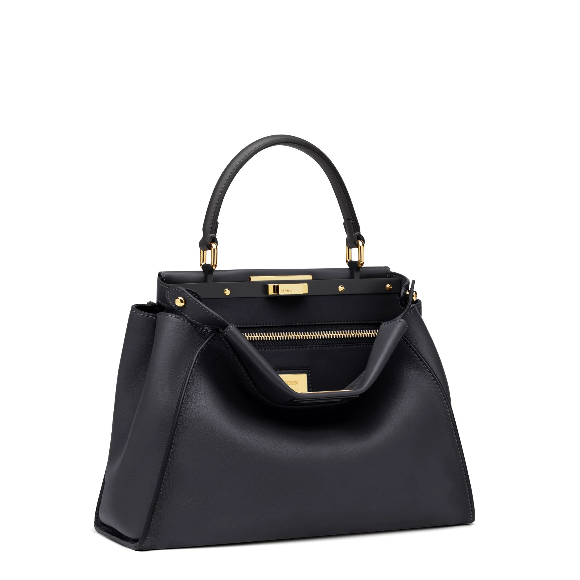Women's Peekaboo Medium - Black + Soft Gold - Image 2