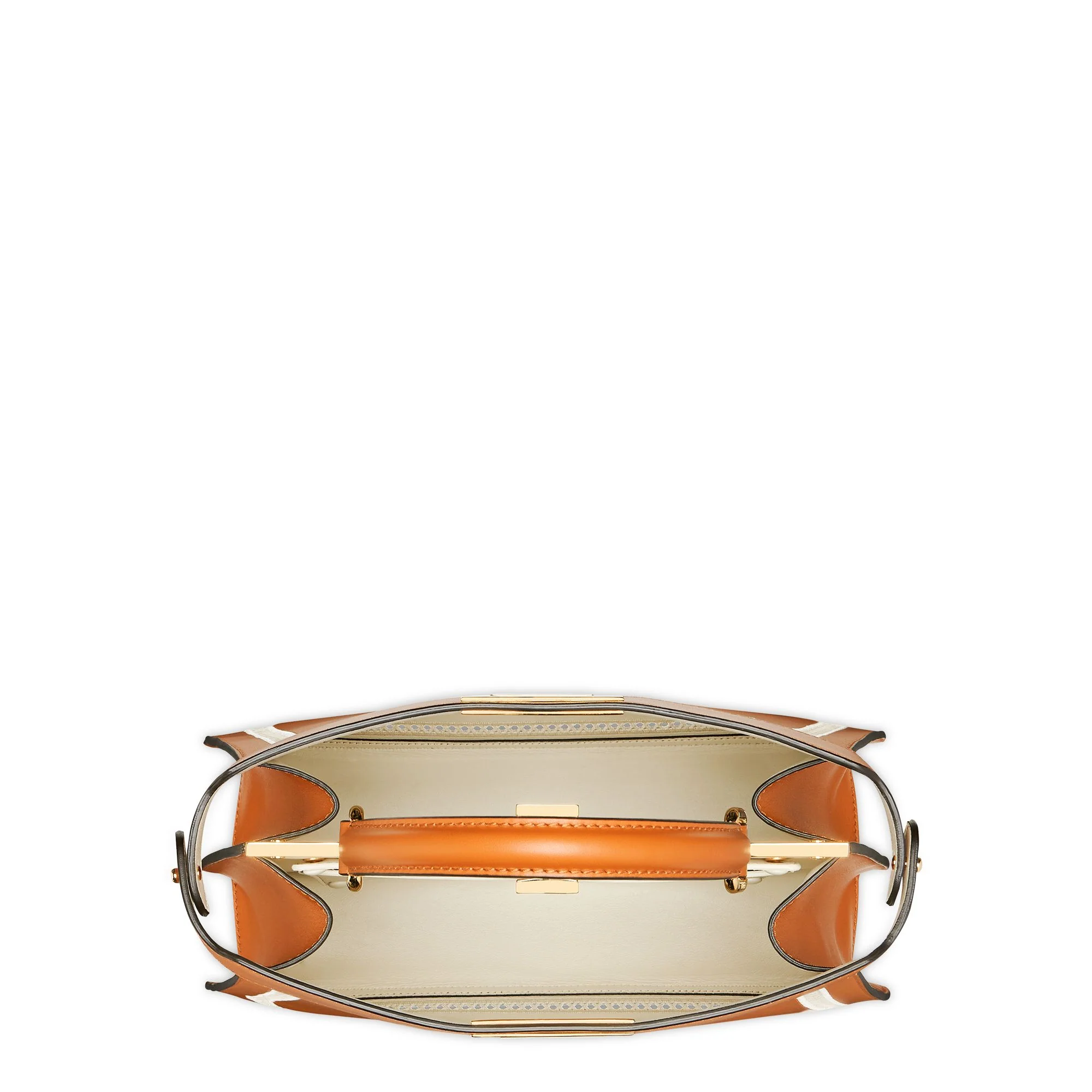 Women's Peekaboo ISeeU Medium - Brandy + White Garza + Soft Gold - Image 6