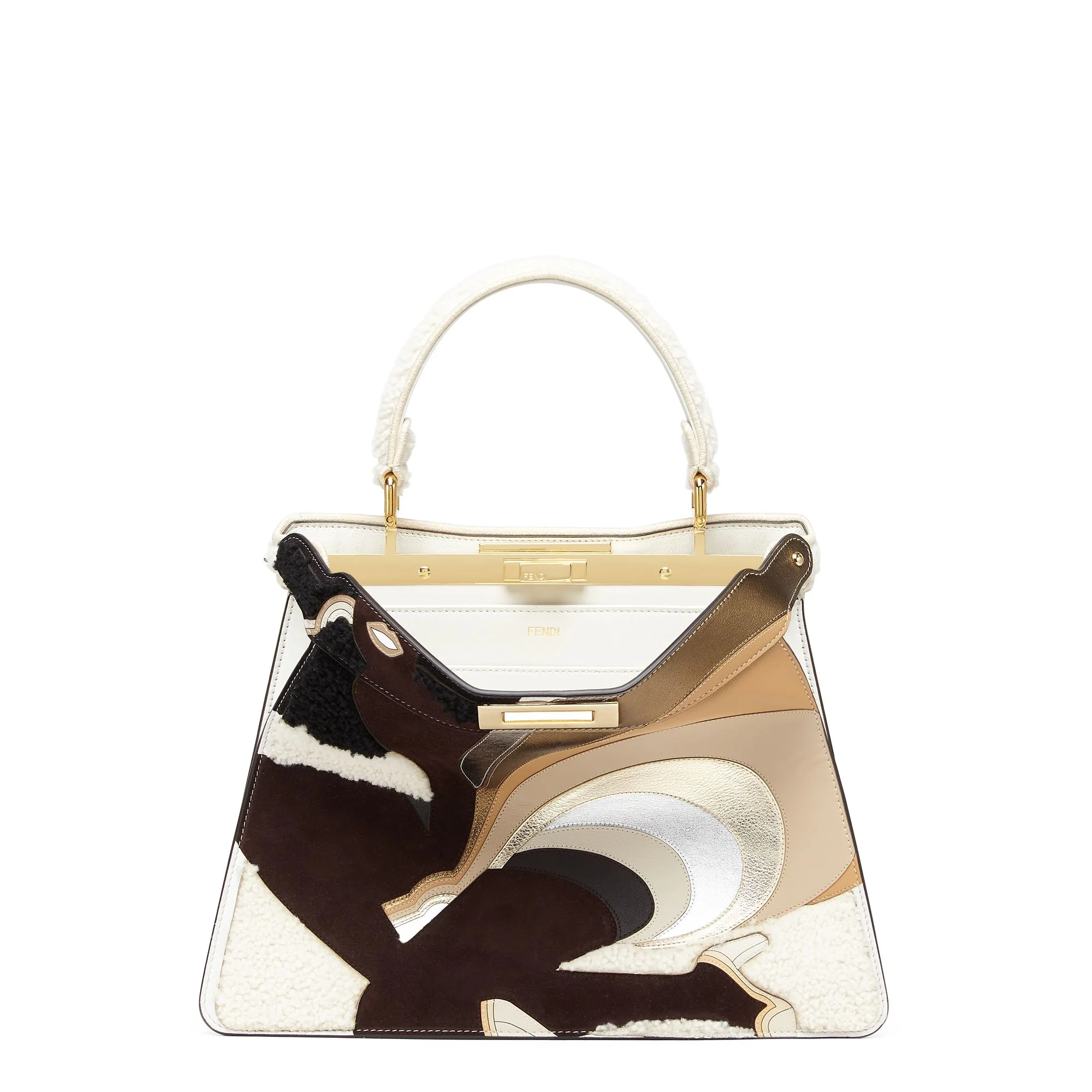 Women's Peekaboo ISeeU Medium - Ice White + Multicolor + Soft Gold - Image 2