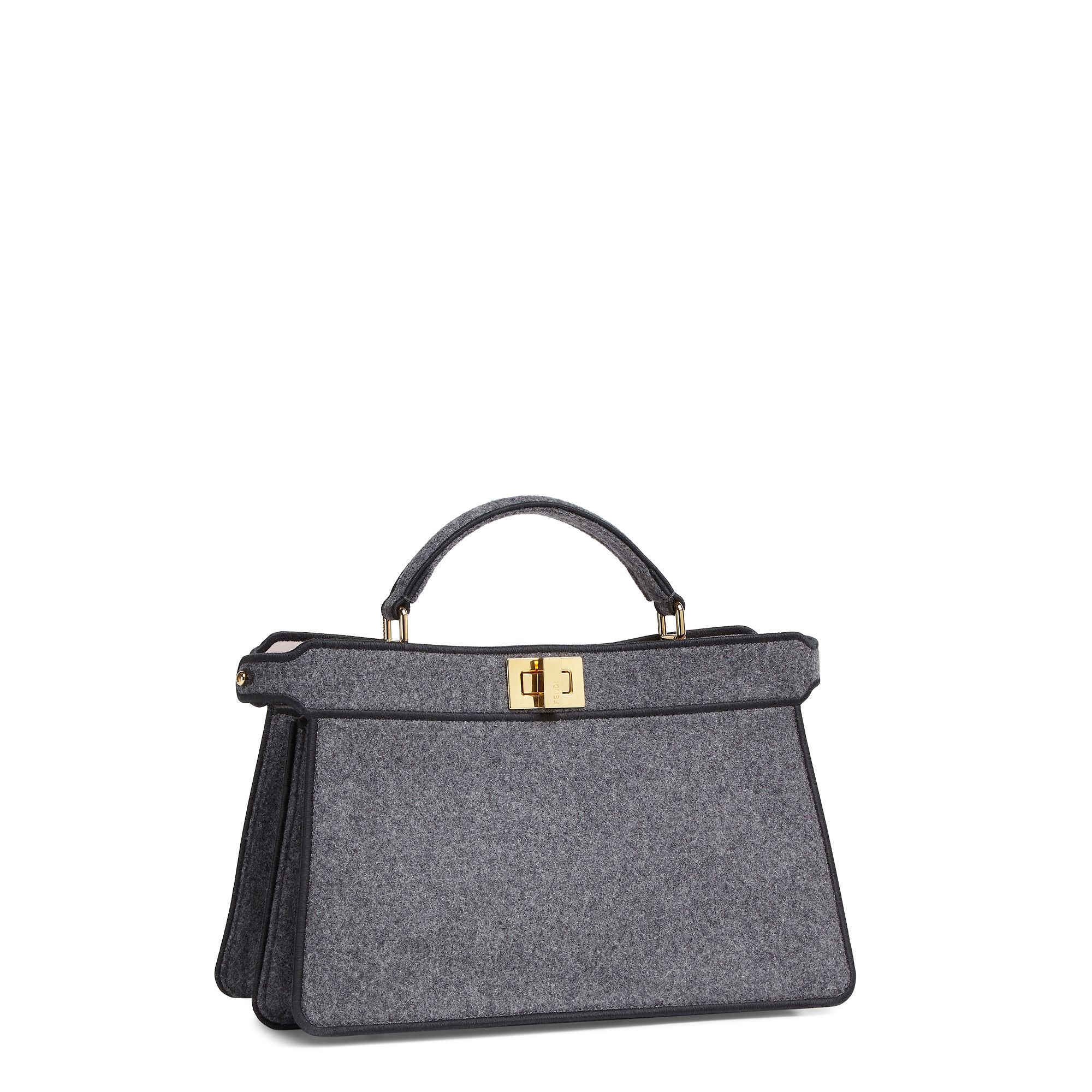 Women's Peekaboo ISeeU East-West - Grey + Bois De Rose + Soft Gold - Image 2