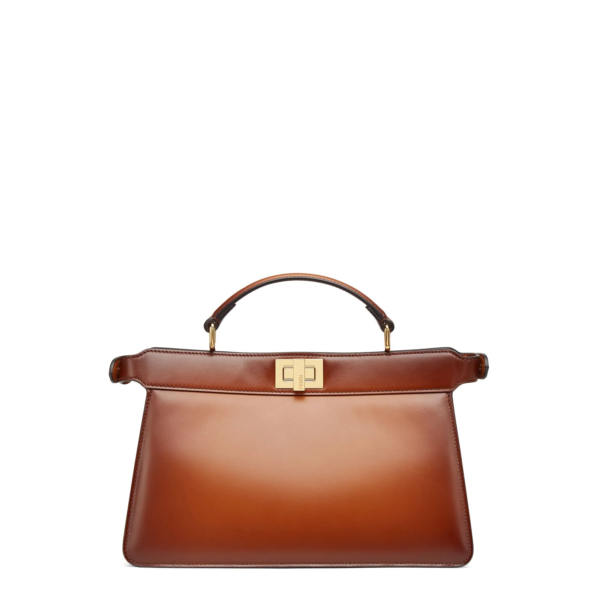 Women's Peekaboo ISeeU East-West - Cuoio + Soft Gold - Image 3