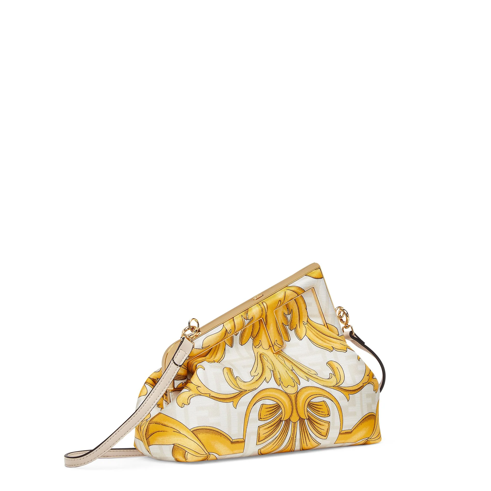 Women's Fendi First Small - White + Gold + Soft Gold - Image 2