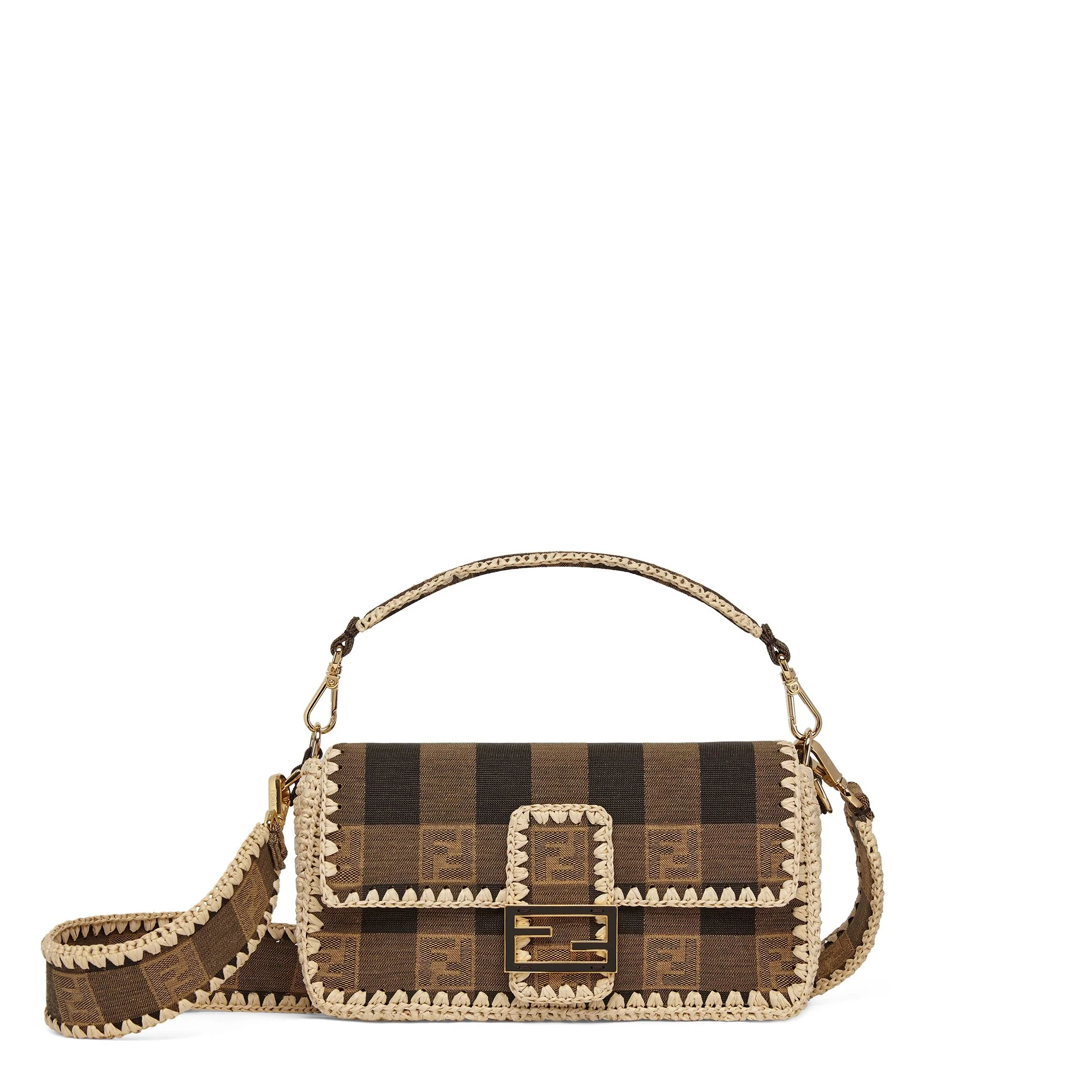 Women's Baguette - Beige + Black + Natural + Soft Gold