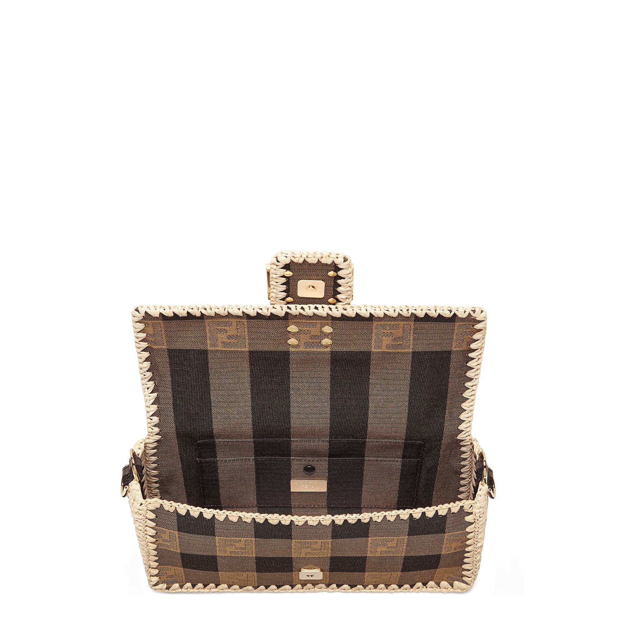 Women's Baguette - Beige + Black + Natural + Soft Gold - Image 4