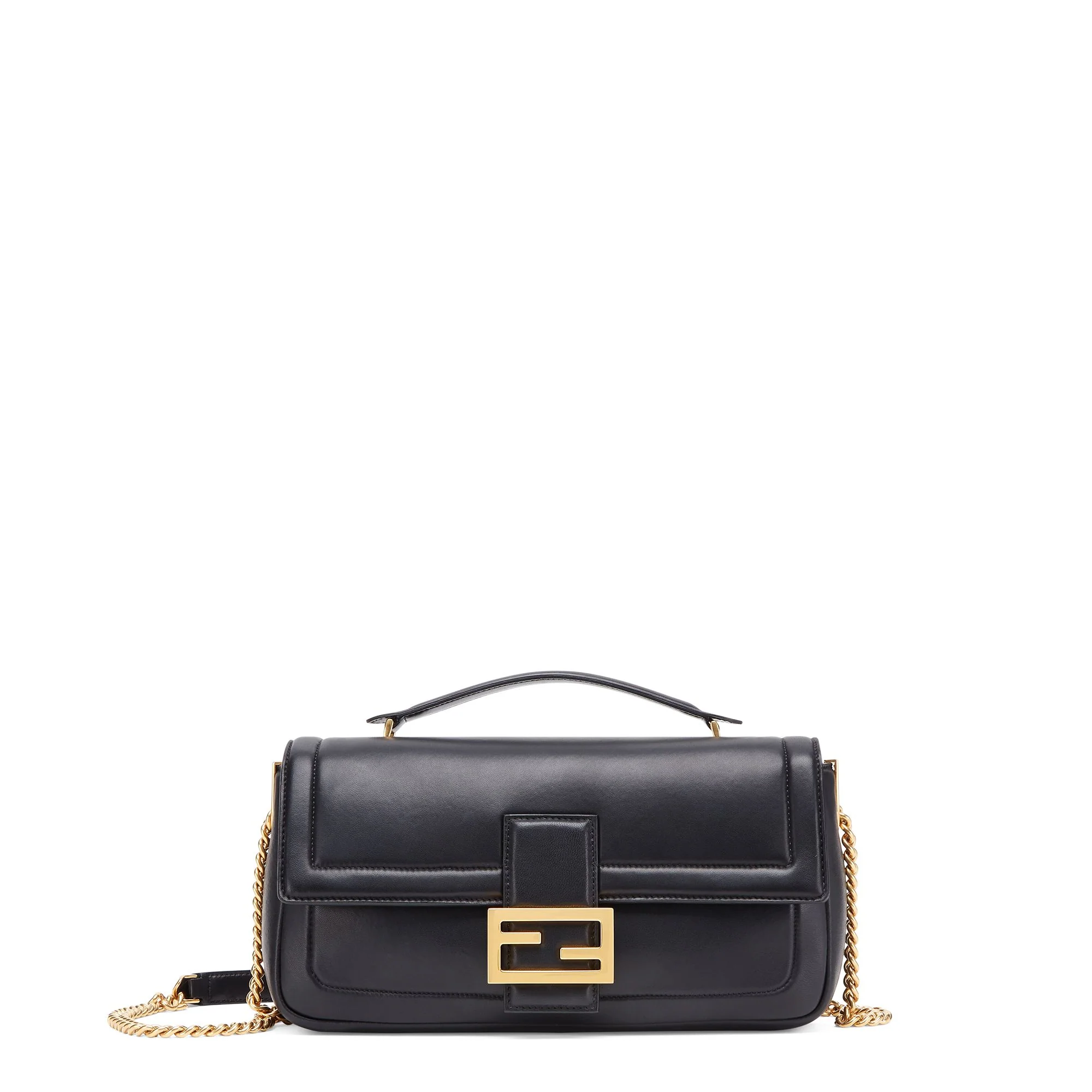 Women's Baguette Chain - Black + Vibrato Gold