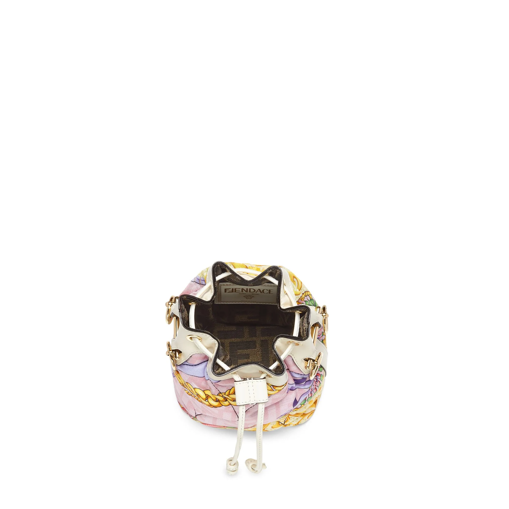 Women's Mini Mon Tresor - Pink + Ice White + Multicolor + Soft Gold - Image 4