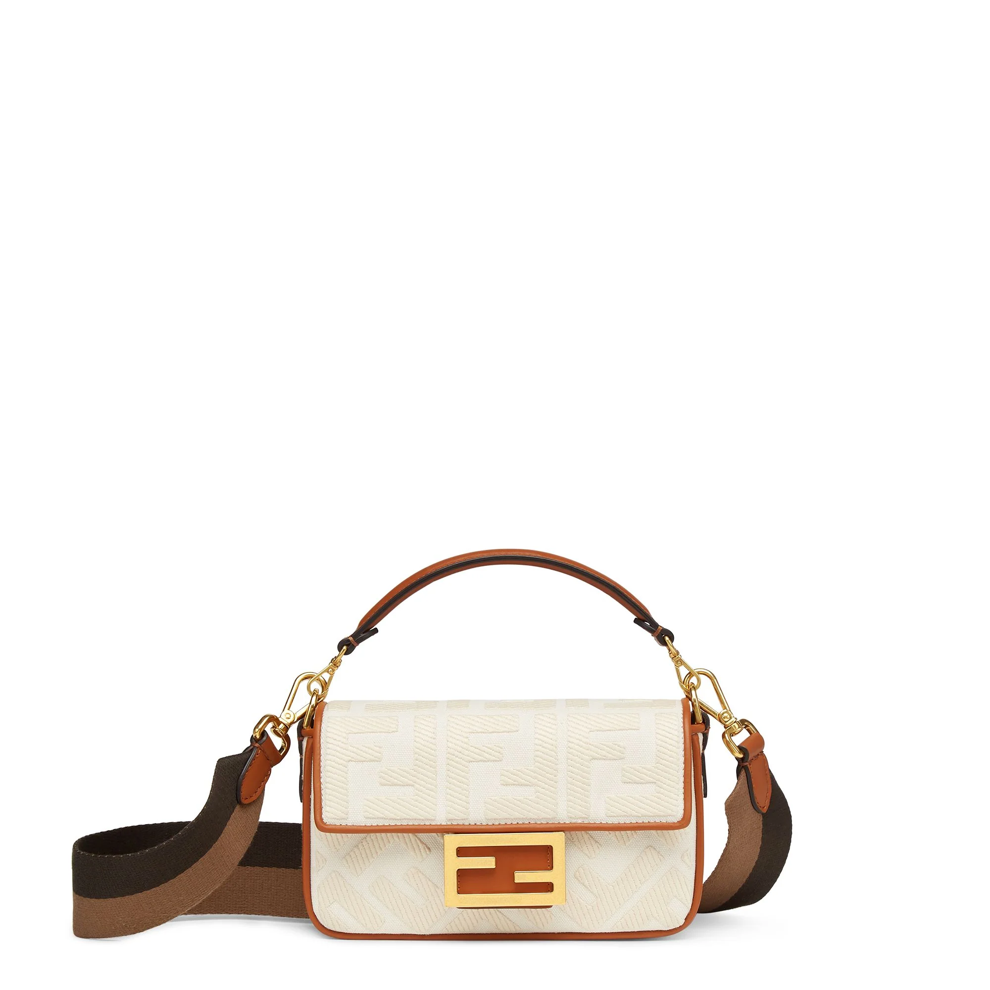 Women's Mini Baguette - Grezzo + Brandy + Cuoio + Vibrato Gold
