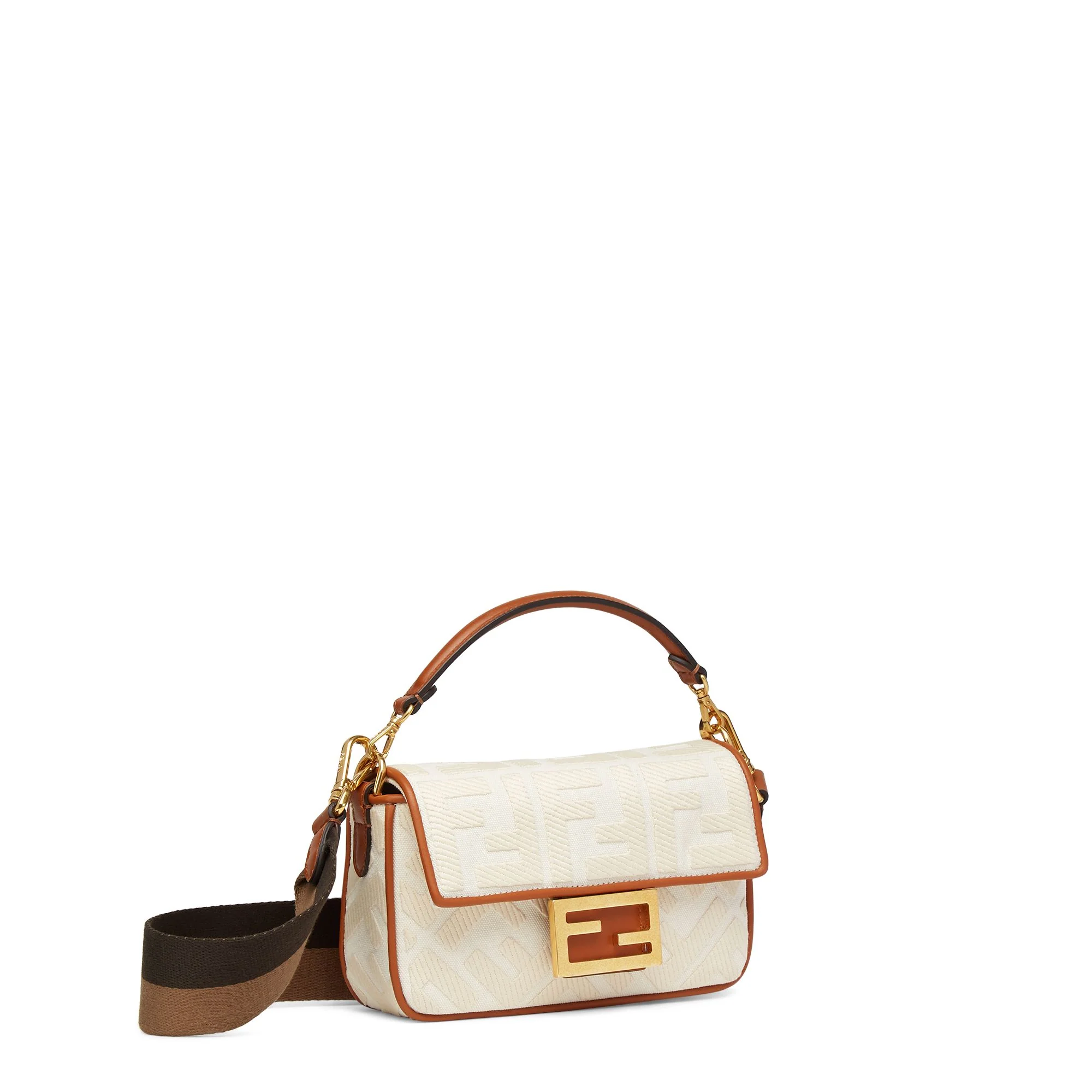 Women's Mini Baguette - Grezzo + Brandy + Cuoio + Vibrato Gold - Image 2