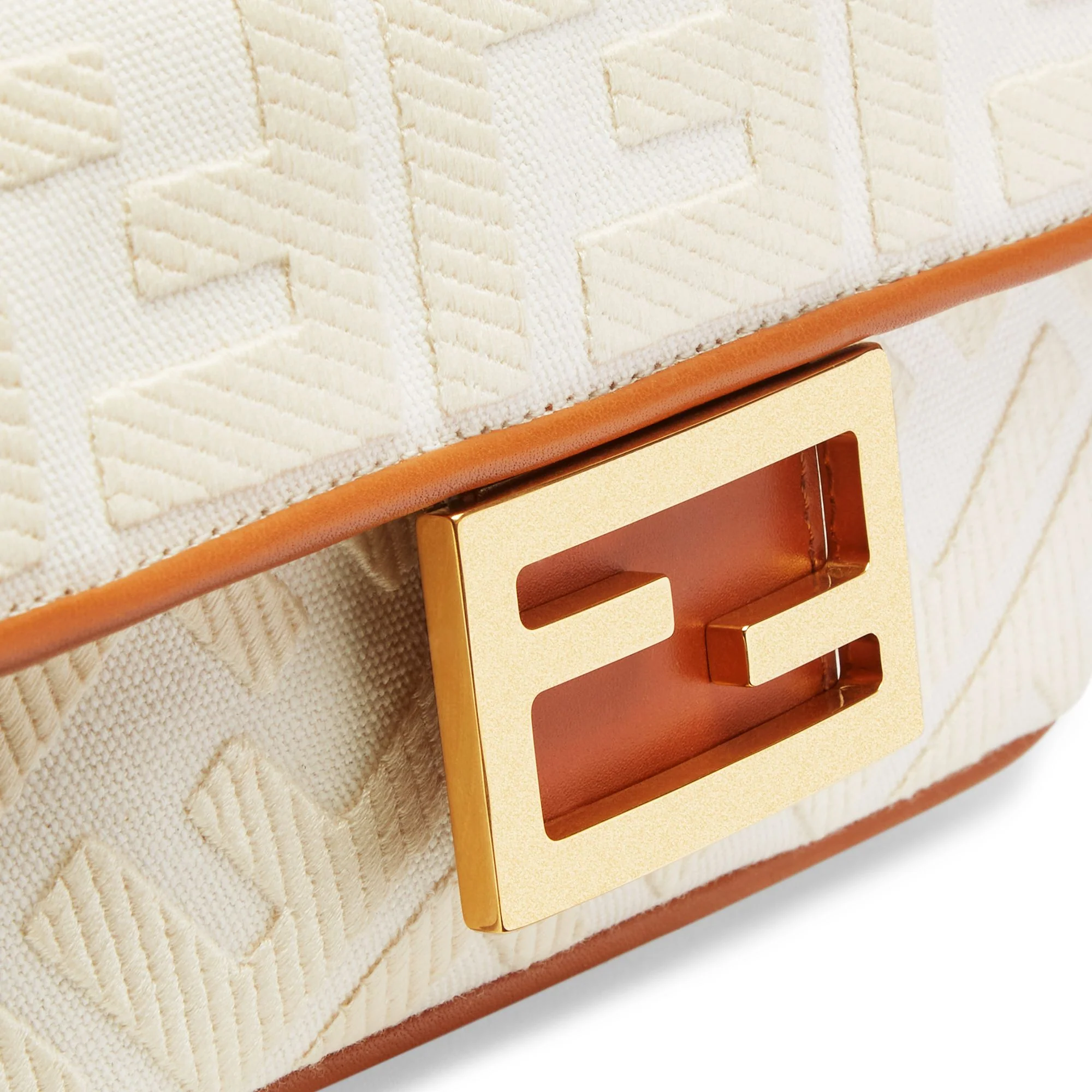 Women's Mini Baguette - Grezzo + Brandy + Cuoio + Vibrato Gold - Image 5