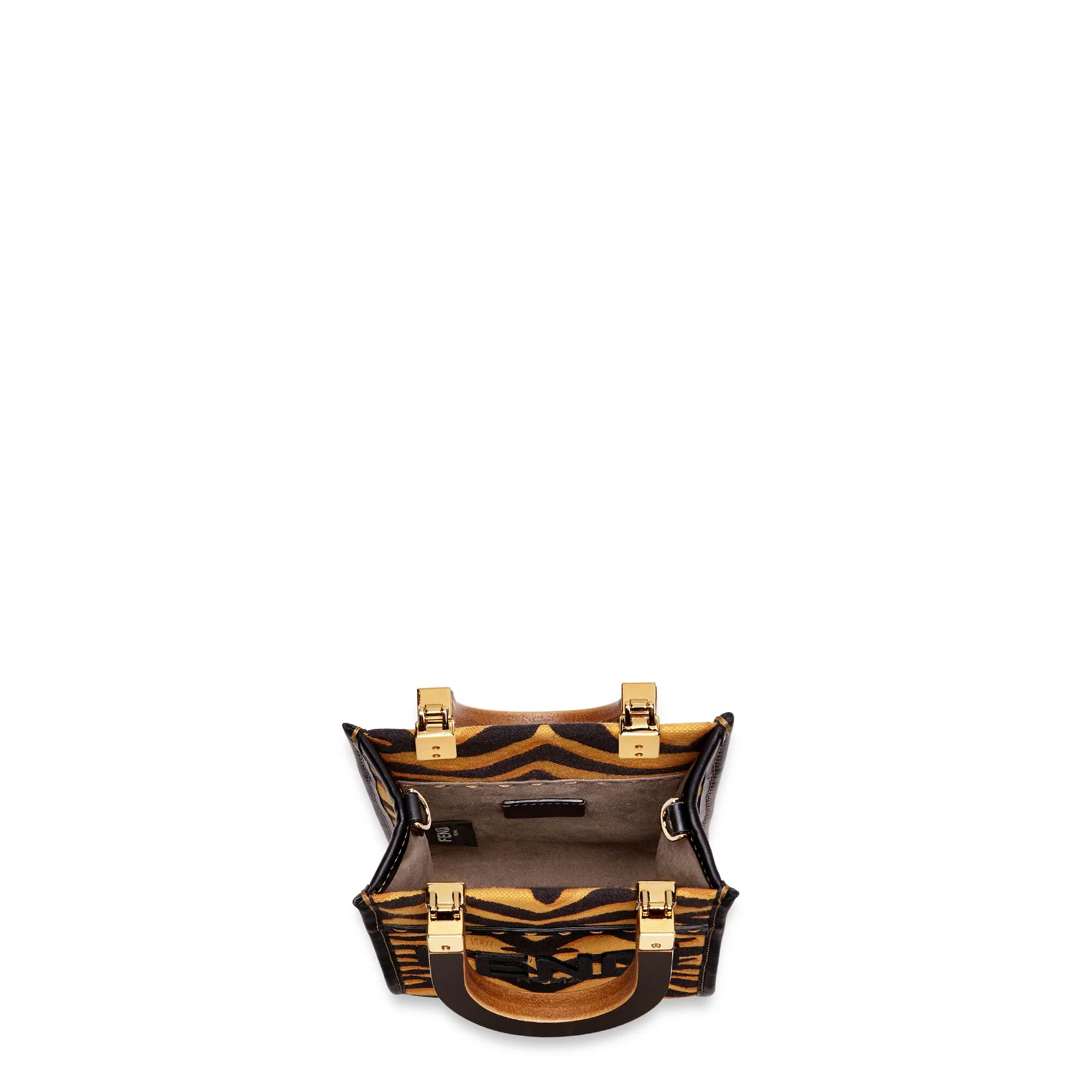 Women's Mini Sunshine Shopper - Black + Ginger Bread + Soft Gold - Image 4
