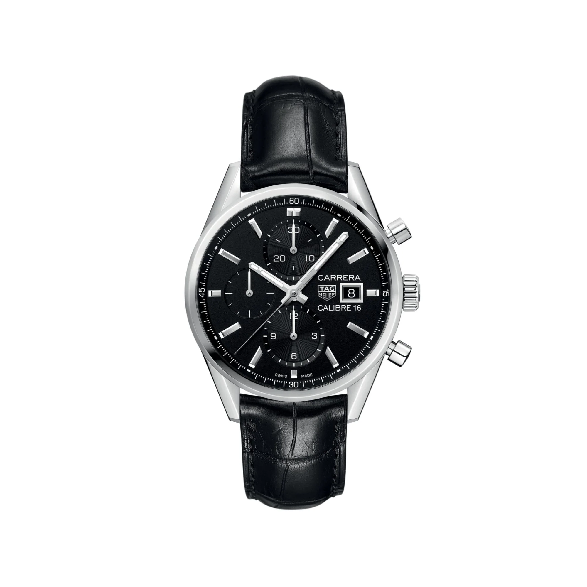 Men's Carrera 41mm Caliber 16 - Black [NEW]