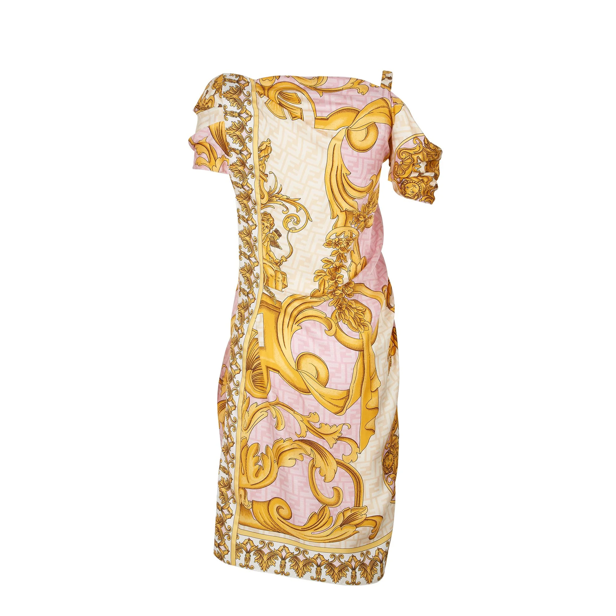 Women's Abito - White + Pink + Multicolor - Image 2